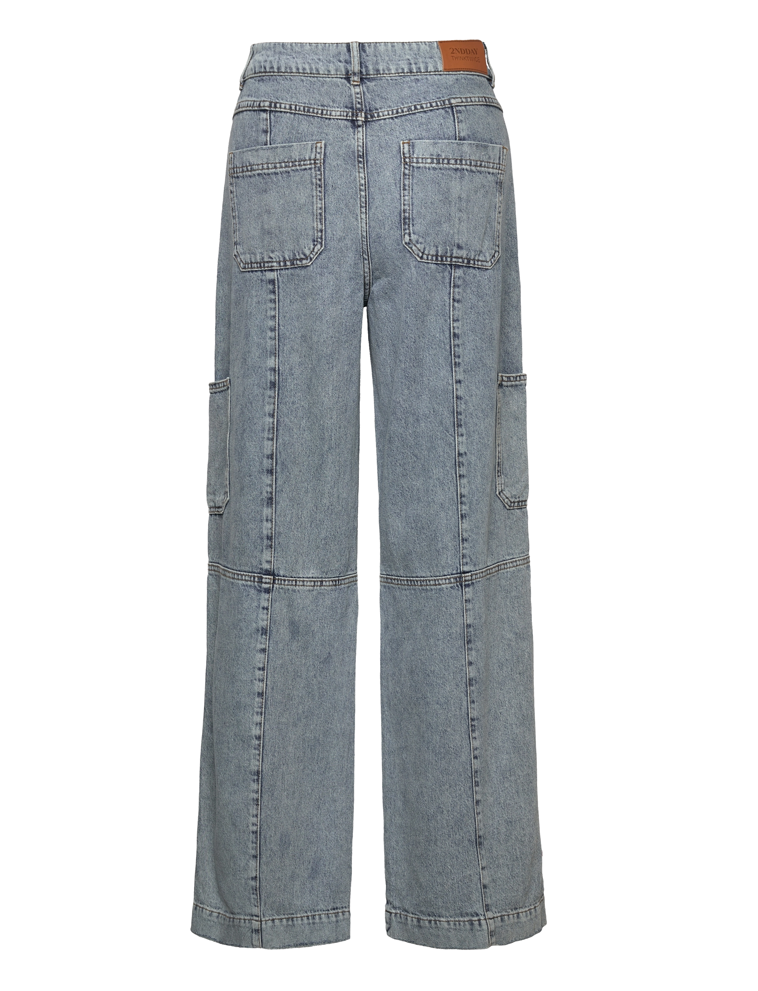 2NDDAY - 2ND Edition Carto TT - Ocean Blue D - hosen mit weitem bein - mid blue - 1
