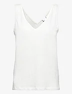 2ND Carolina - Essential Linen Jersey - BRIGHT WHITE