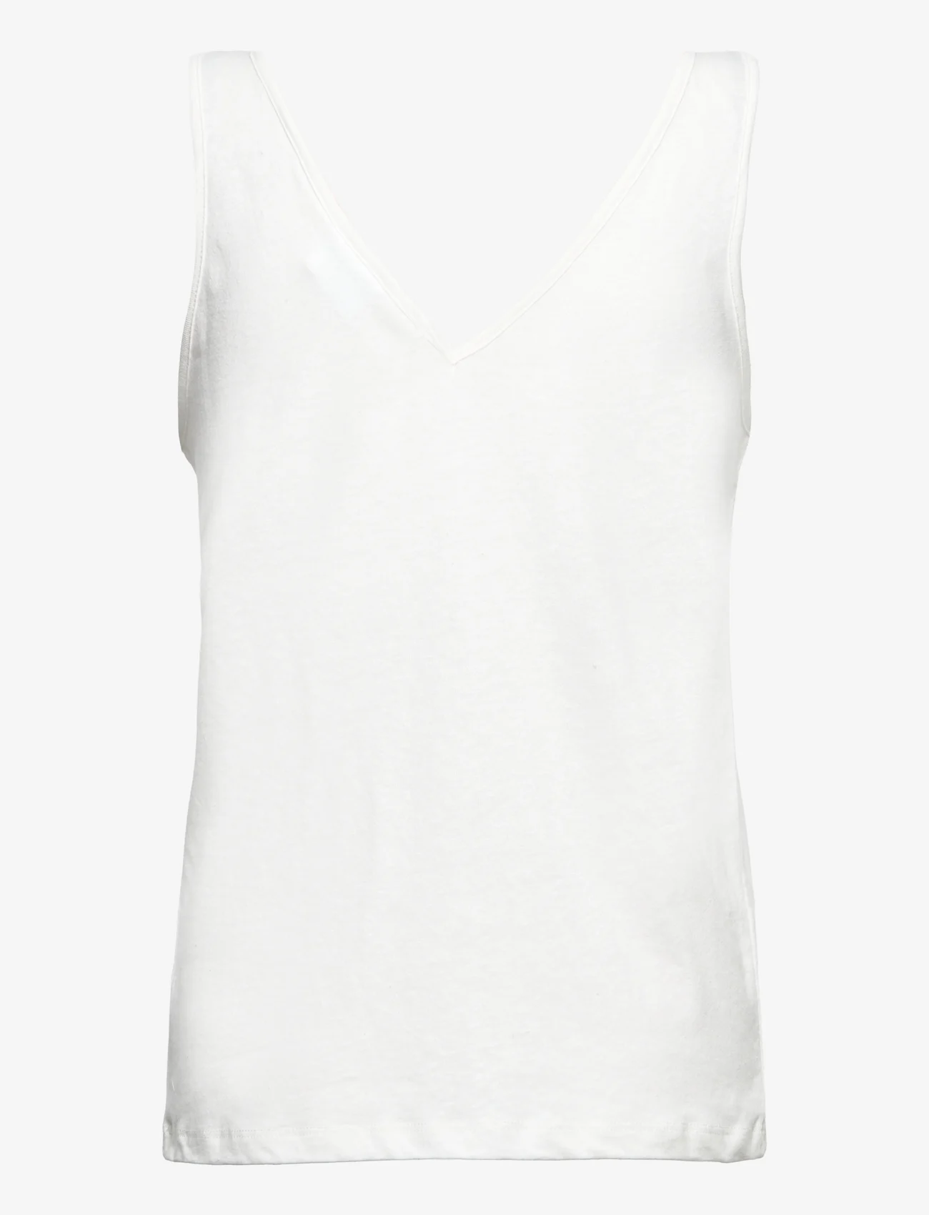 2NDDAY - 2ND Carolina - Essential Linen Jersey - t-särgid - bright white - 1