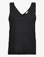 2ND Carolina - Essential Linen Jersey - JET BLACK