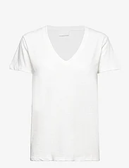 2NDDAY - 2ND Beverly - Essential Linen Jersey - t-shirts - bright white - 0