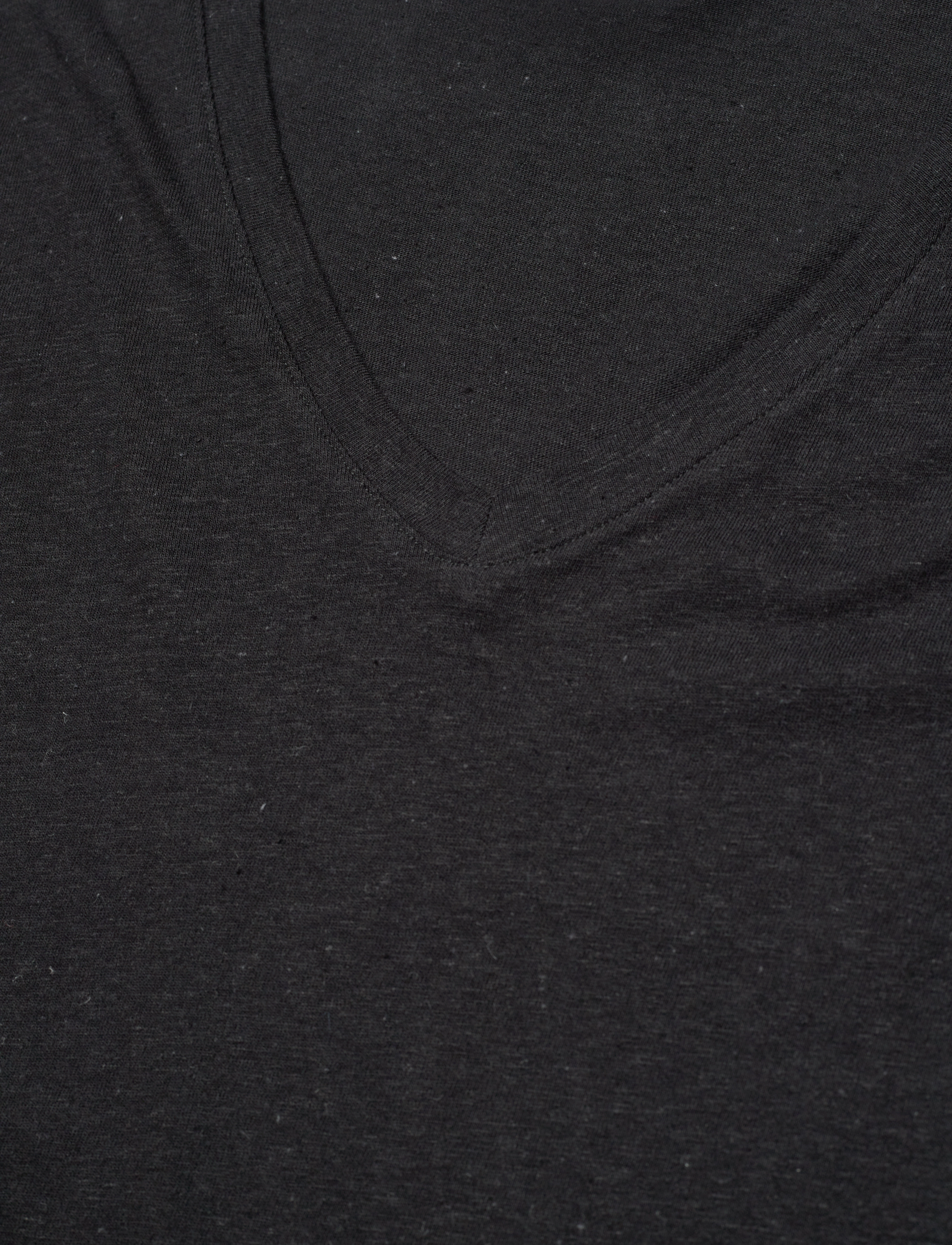 2NDDAY - 2ND Beverly - Essential Linen Jersey - laveste priser - jet black - 2