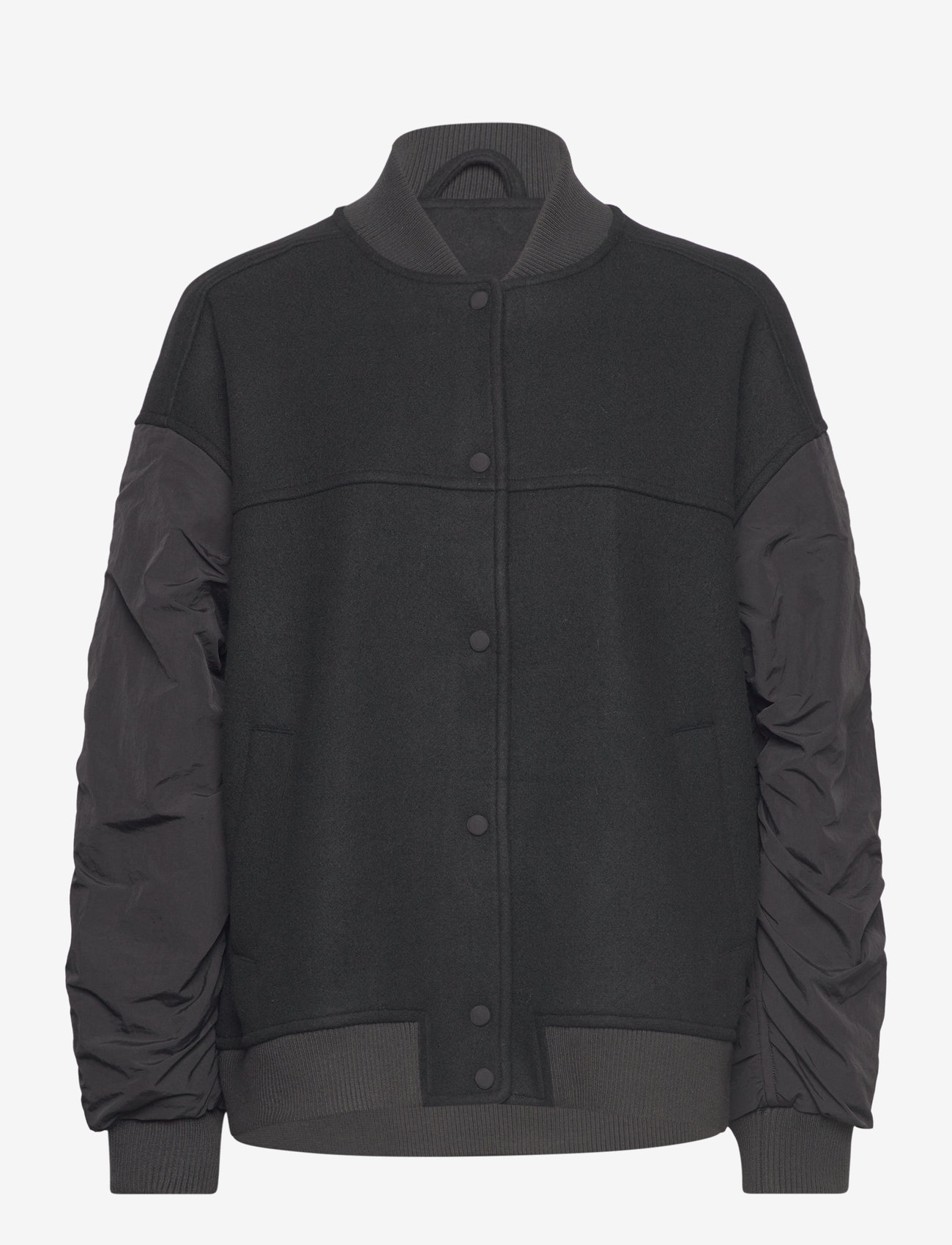2NDDAY - 2ND Edition Cruz - Wool Felt - bomber jakid - meteorite (black) - 0
