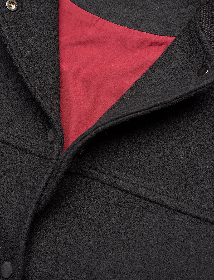 2NDDAY - 2ND Edition Cruz - Wool Felt - vestes de printemps - meteorite (black) - 2