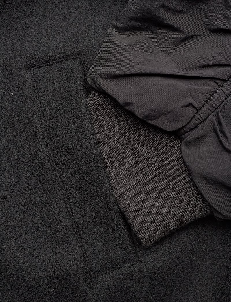 2NDDAY - 2ND Edition Cruz - Wool Felt - bomber jakid - meteorite (black) - 3