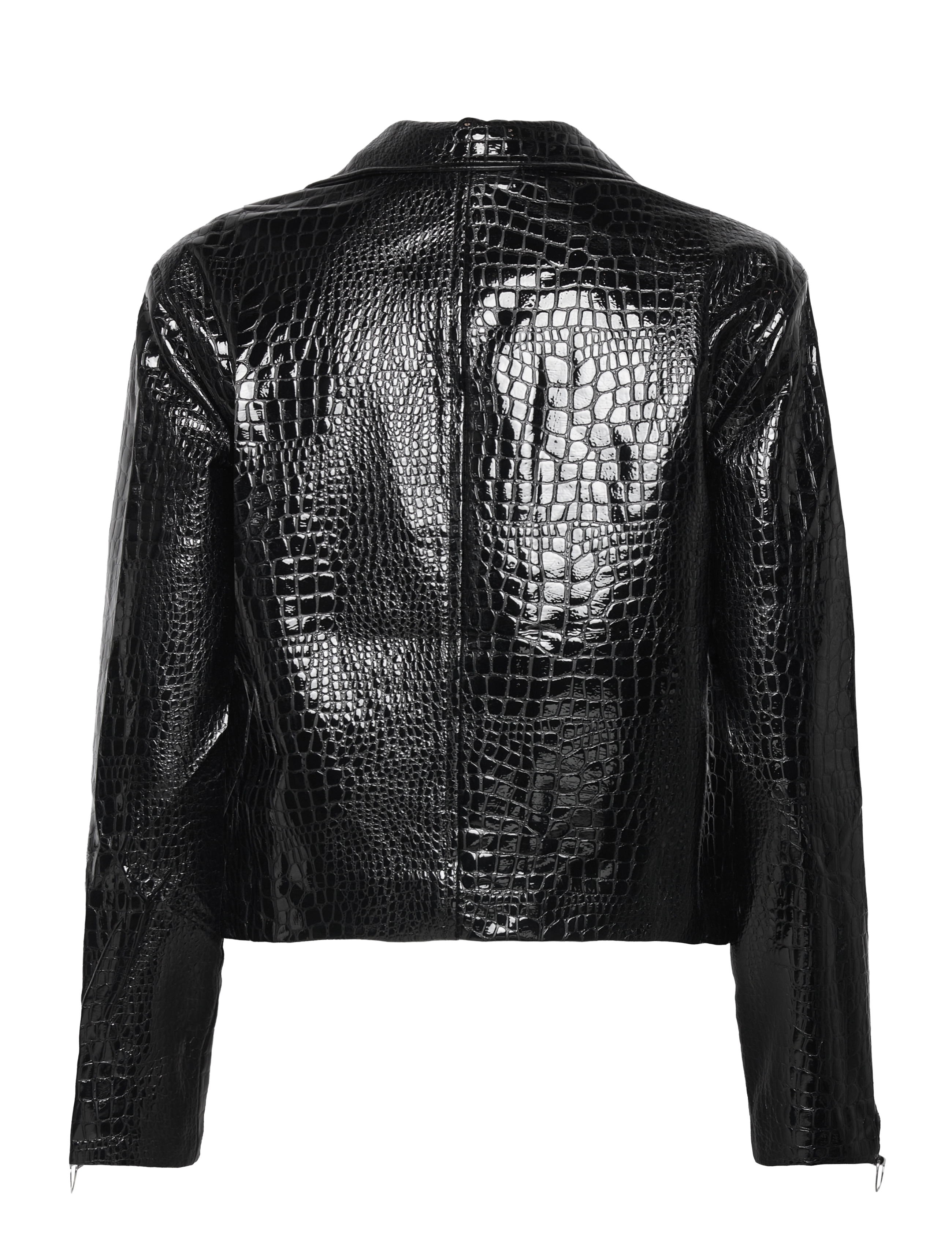 2NDDAY - 2ND Gregor - Croco lacquer - meteorite (black) - 1