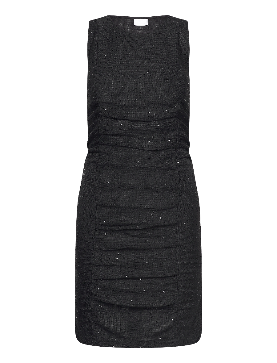2NDDAY - 2ND Rhinera - Night Time Shimmer - knitted dresses - meteorite (black) - 0
