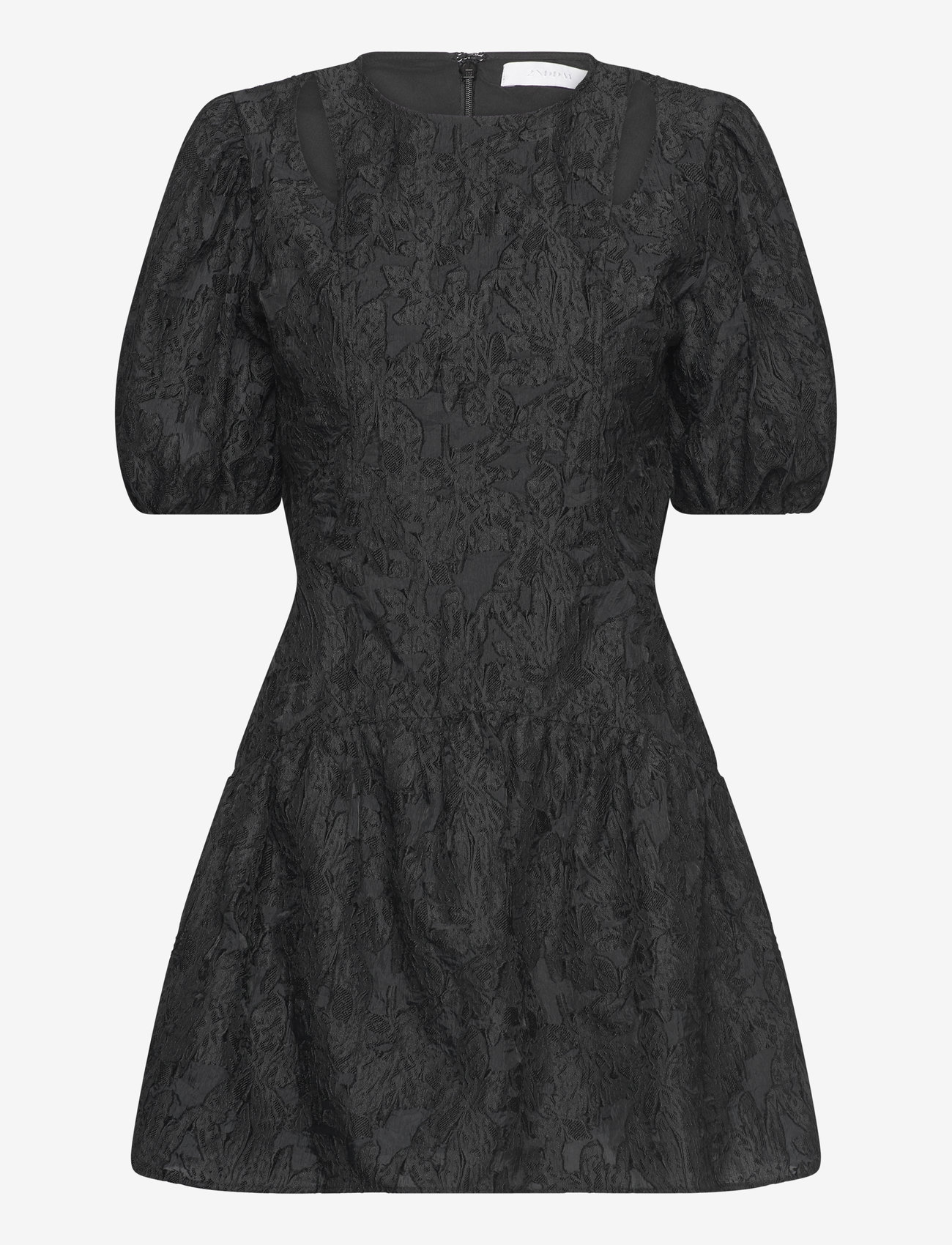 2NDDAY - 2ND Alexis - Pure Texture - festklänningar - meteorite (black) - 0