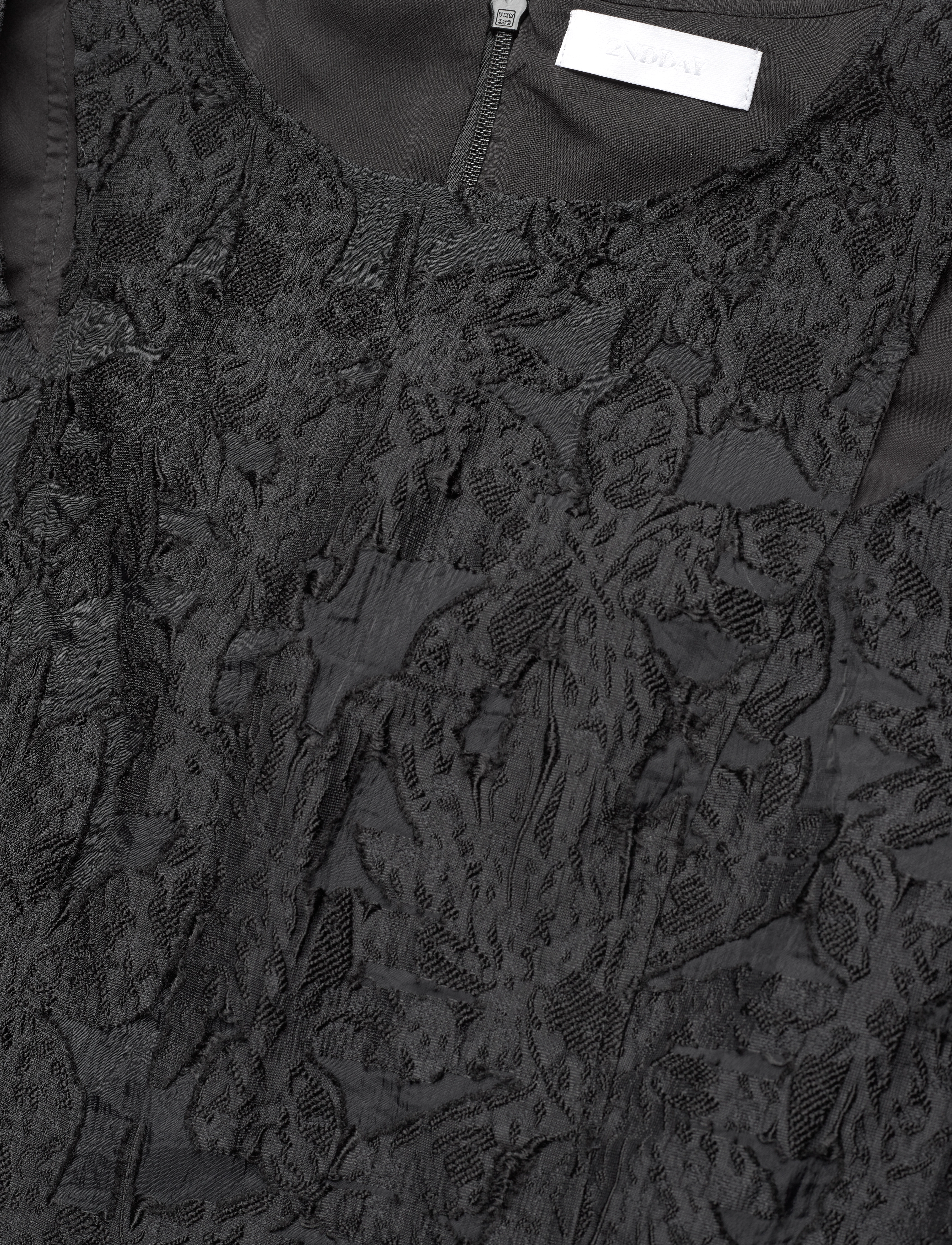 2NDDAY - 2ND Alexis - Pure Texture - festklær til outlet-priser - meteorite (black) - 2