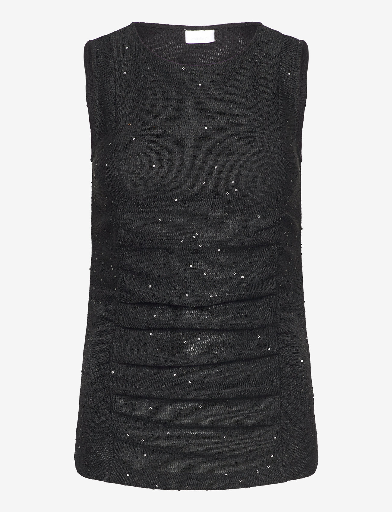 2NDDAY - 2ND Zainero - Night Time Shimmer - Ærmeløse bluser - meteorite (black) - 0