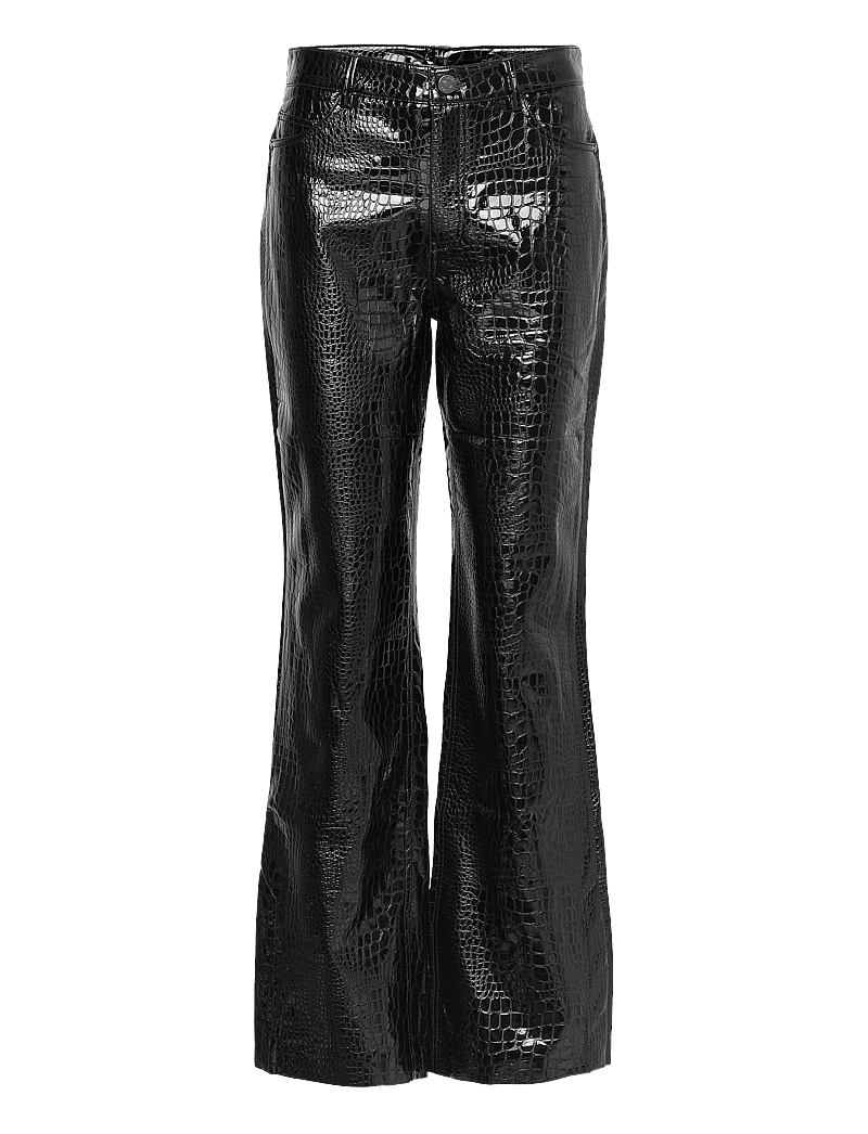 2NDDAY - 2ND Raphael - Croco Lacquer - lederhosen - meteorite (black) - 0