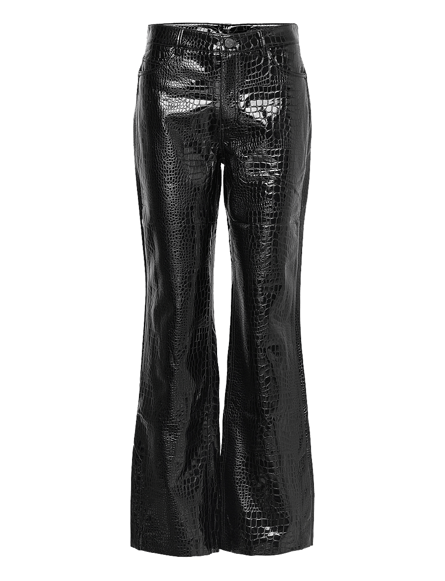 2NDDAY - 2ND Raphael - Croco Lacquer - lederhosen - meteorite (black) - 0