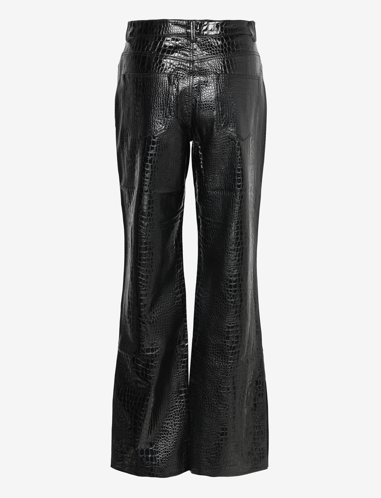 2NDDAY - 2ND Raphael - Croco Lacquer - skinnbyxor - meteorite (black) - 1