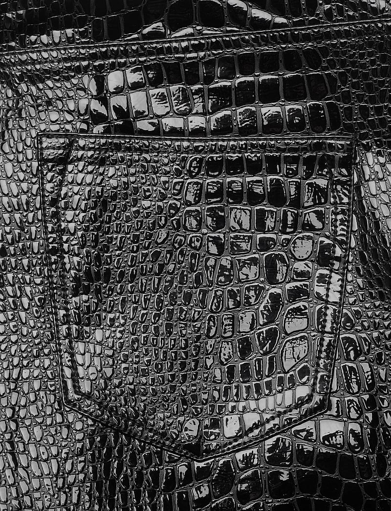 2NDDAY - 2ND Raphael - Croco Lacquer - lederhosen - meteorite (black) - 4