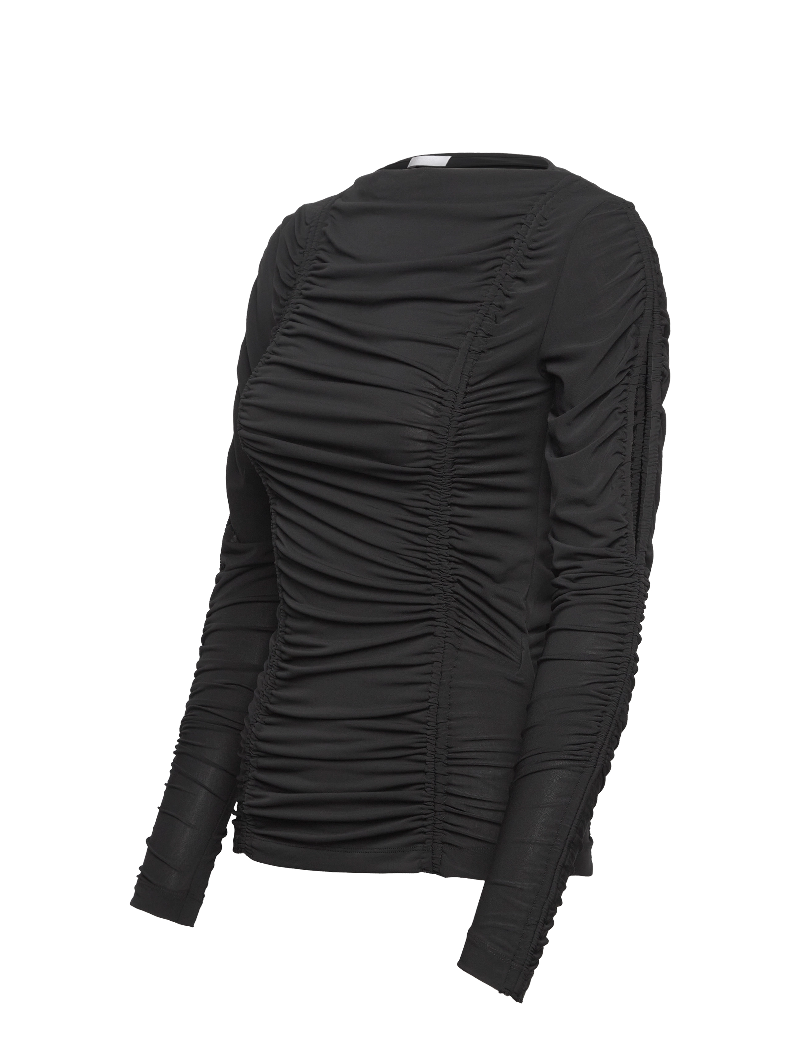 2NDDAY - 2ND Clarke TT - Sensual Drape - topy z długimi rękawami - meteorite (black) - 2