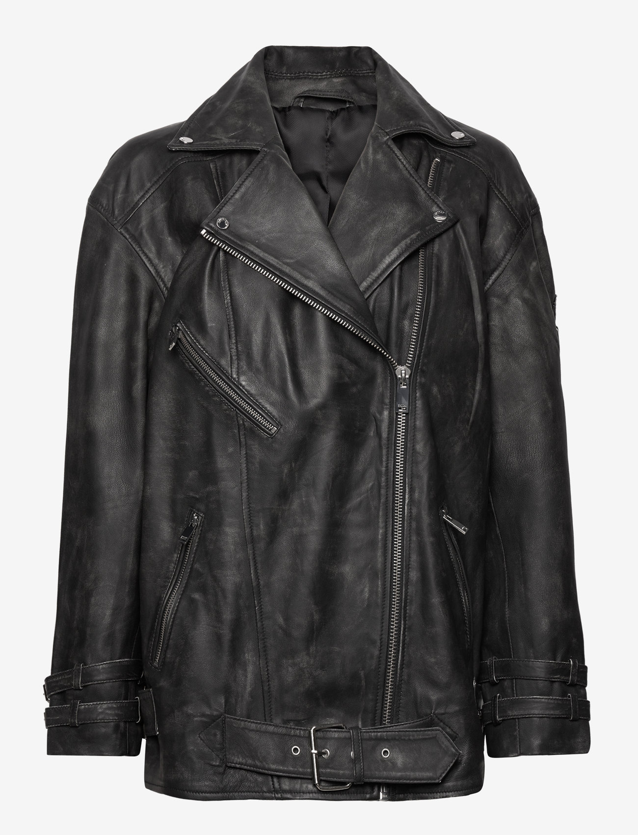 2NDDAY - 2ND Jagger - Uneven Leather - unblack - 1