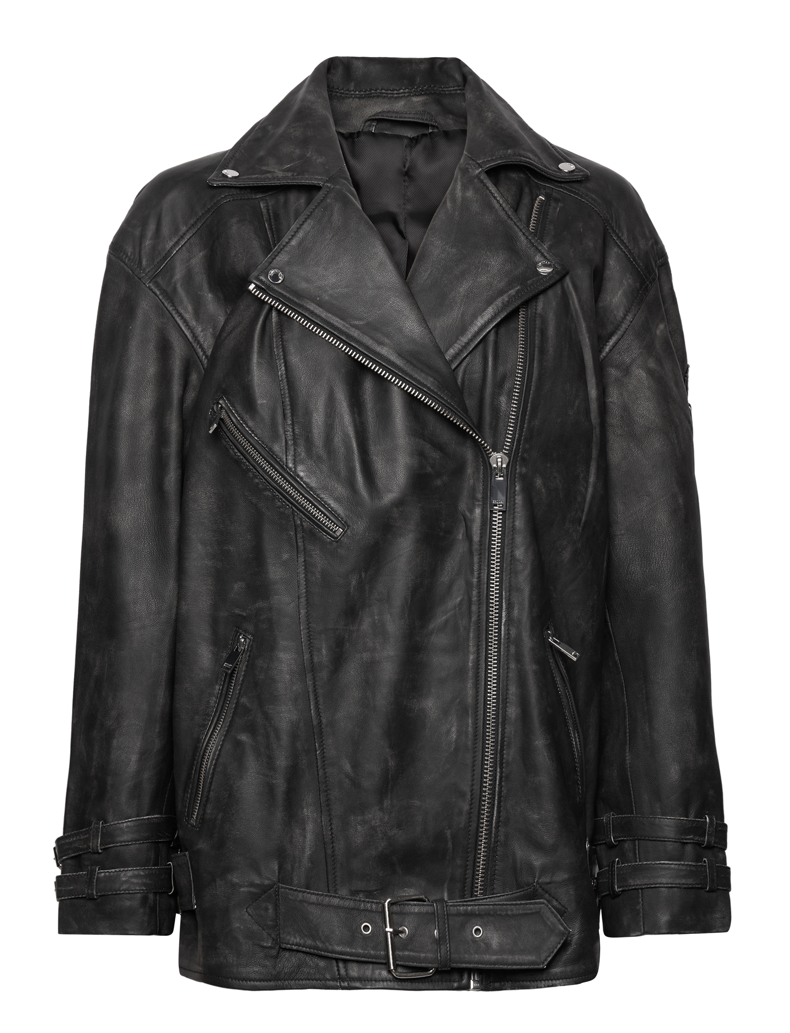 2NDDAY - 2ND Jagger - Uneven Leather - unblack - 1