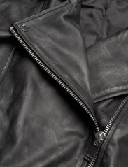 2NDDAY - 2ND Jagger - Uneven Leather - spring jackets - unblack - 3