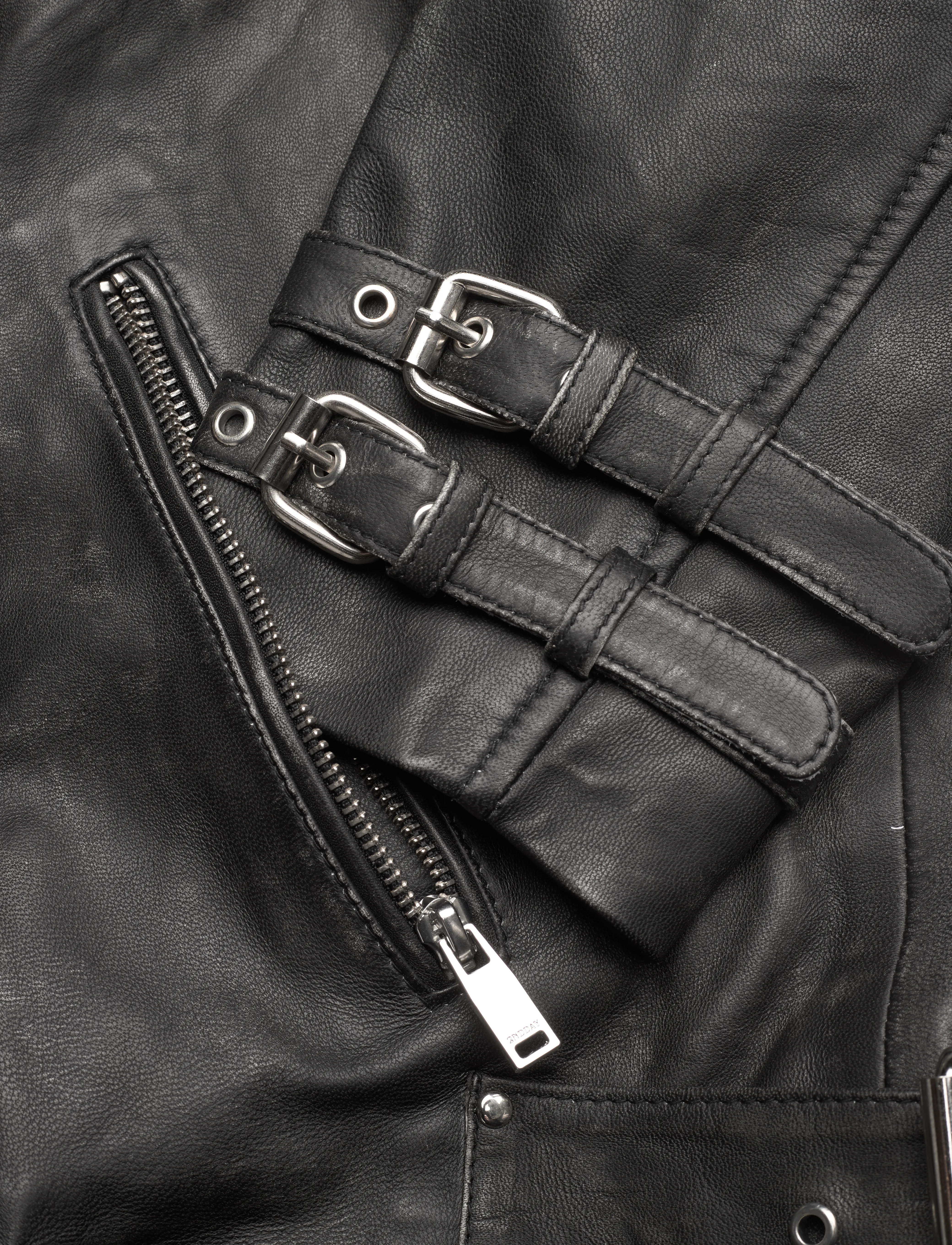 2NDDAY - 2ND Jagger - Uneven Leather - unblack - 4