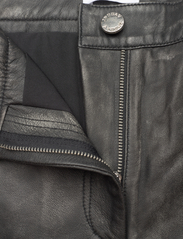 2NDDAY - 2ND Willis - Uneven Leather - spodnie skórzane - unblack - 3