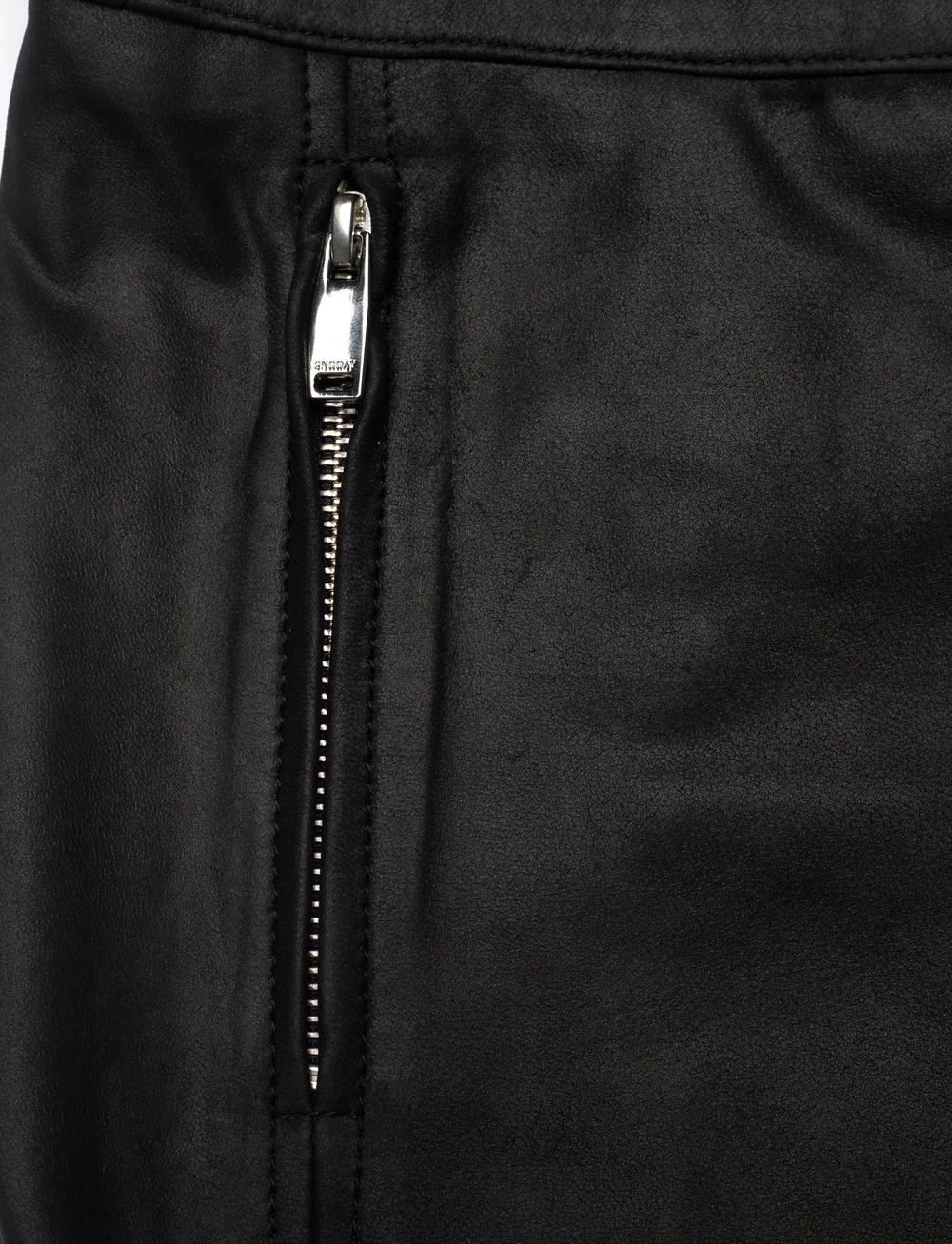 2NDDAY - 2ND Kurt - Dense Leather - skinnbyxor - meteorite (black) - 2