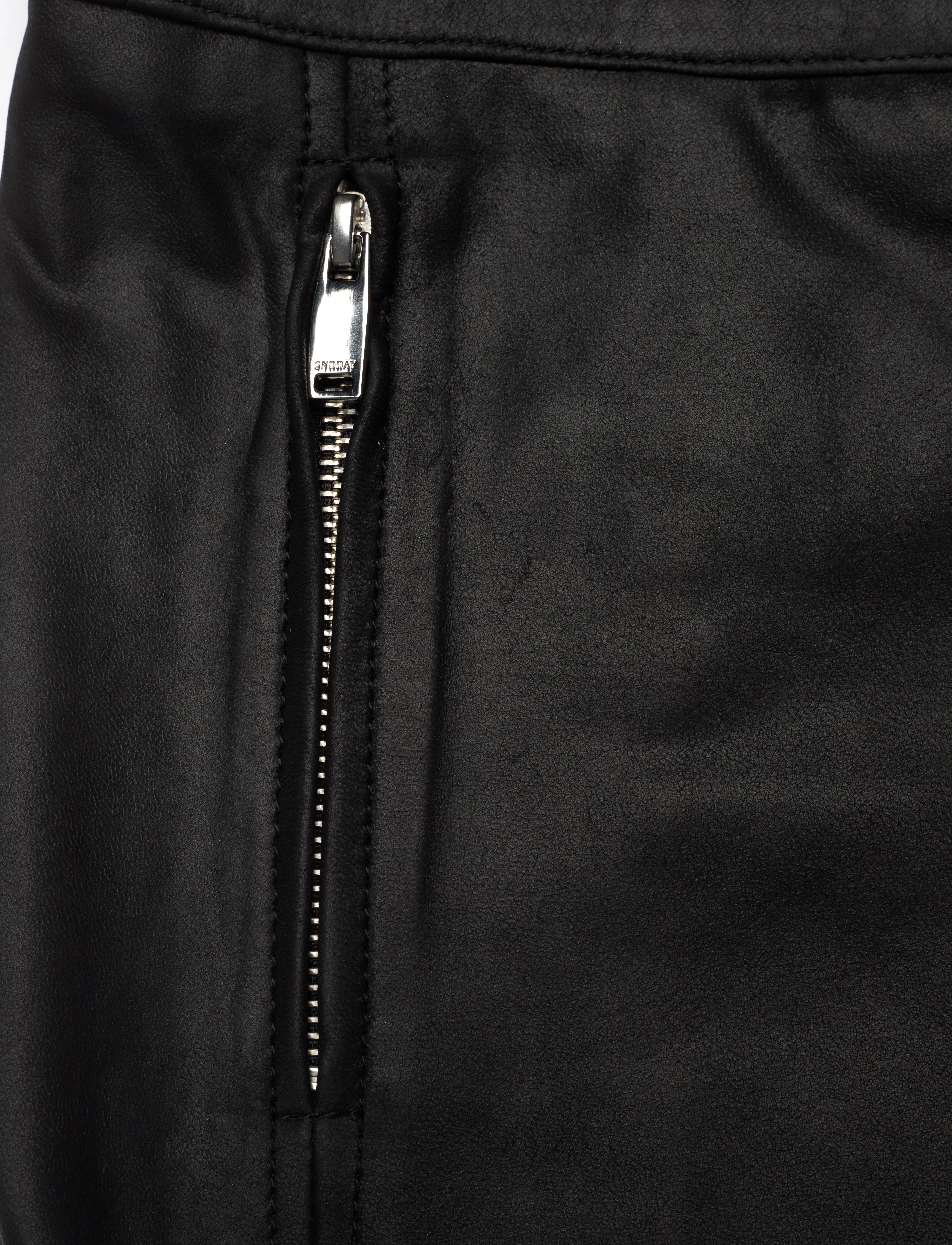 2NDDAY - 2ND Kurt - Dense Leather - meteorite (black) - 2