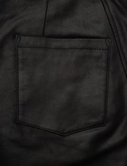 2NDDAY - 2ND Kurt - Dense Leather - vakarėlių drabužiai išparduotuvių kainomis - meteorite (black) - 4
