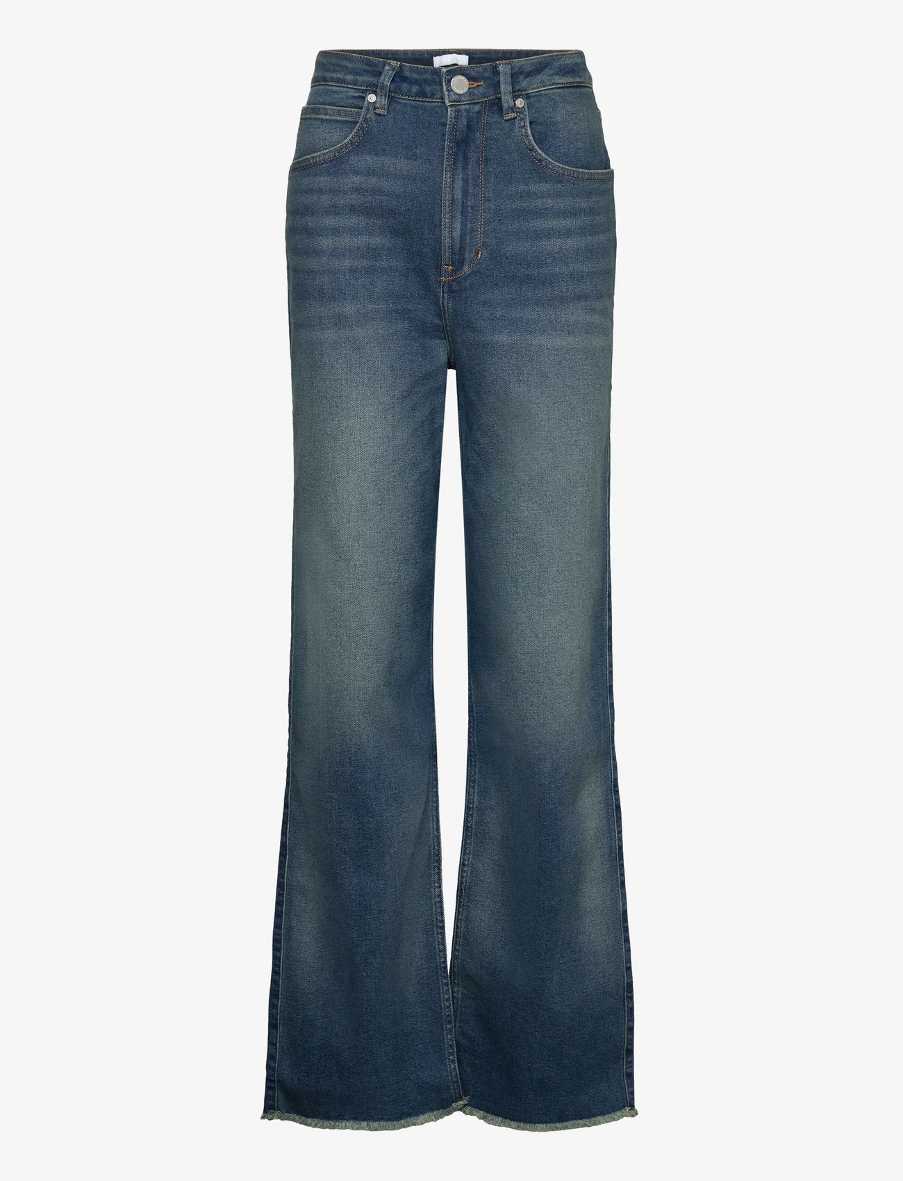 2NDDAY - 2ND Rode - Vintage Denim - džinsa bikses ar platām starām - vintage denim - 0