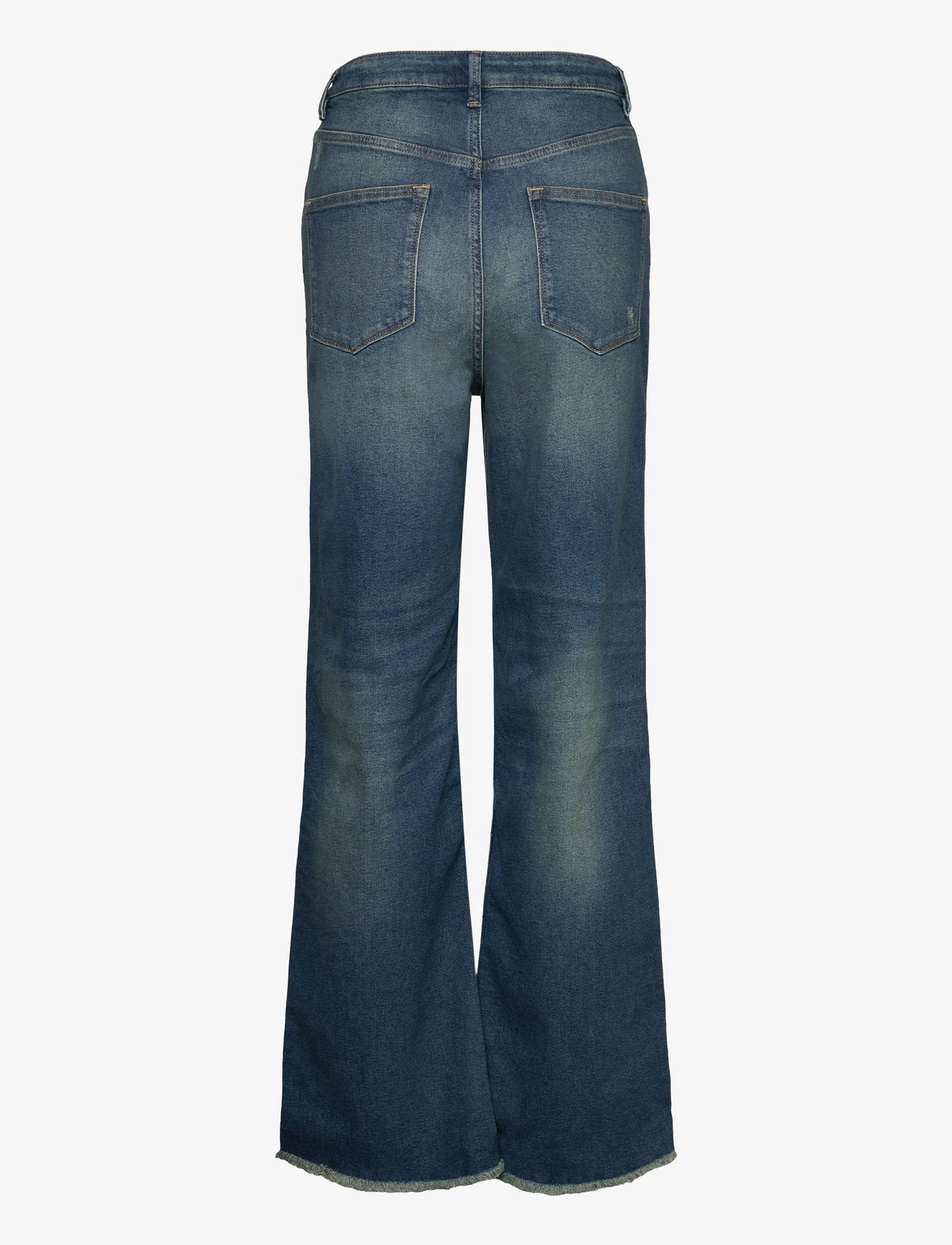 2NDDAY - 2ND Rode - Vintage Denim - džinsa bikses ar platām starām - vintage denim - 1