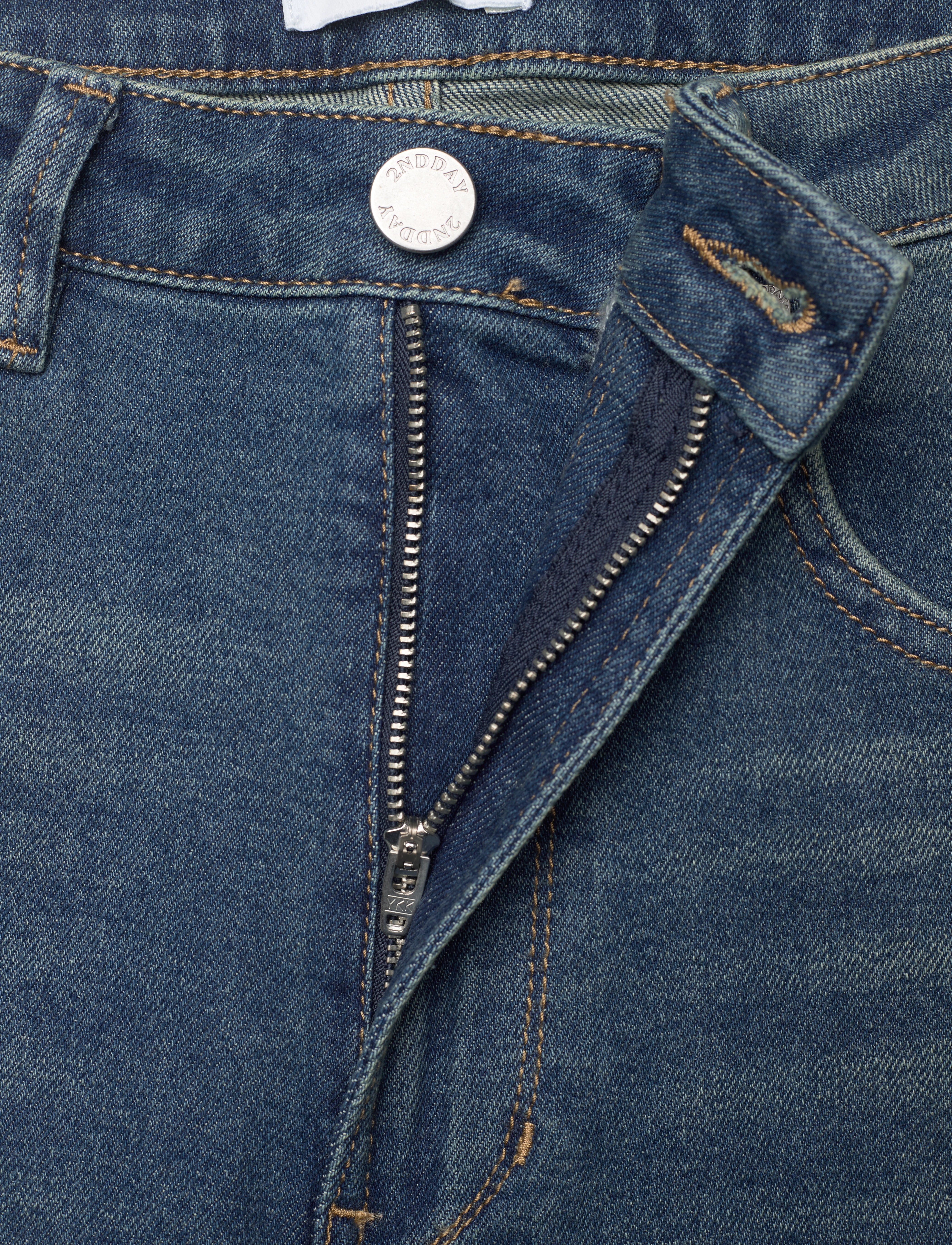 2NDDAY - 2ND Rode - Vintage Denim - laia säärega teksad - vintage denim - 3