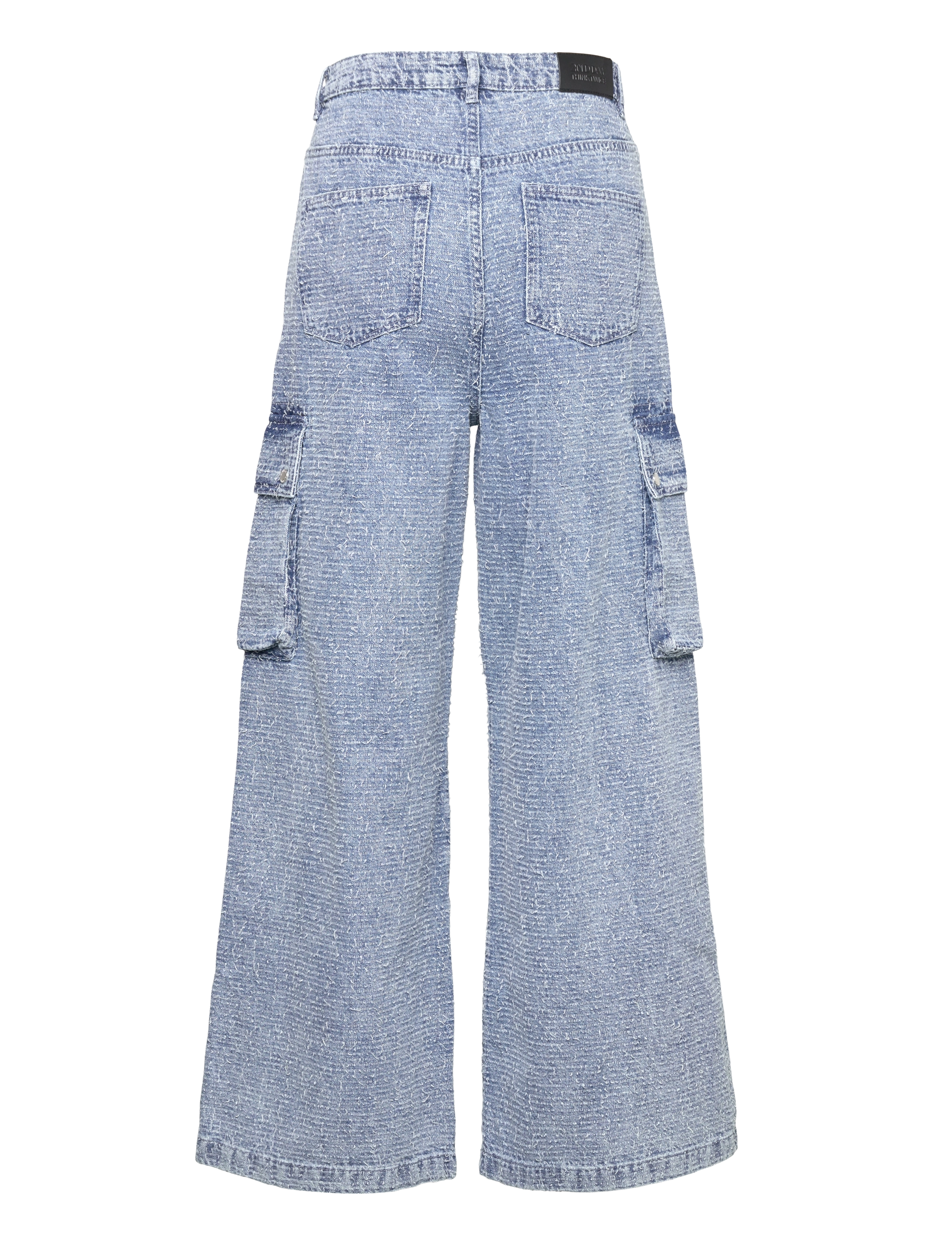 2NDDAY - 2ND Edition Franz TT - Structure De - hosen mit weitem bein - mid blue - 1