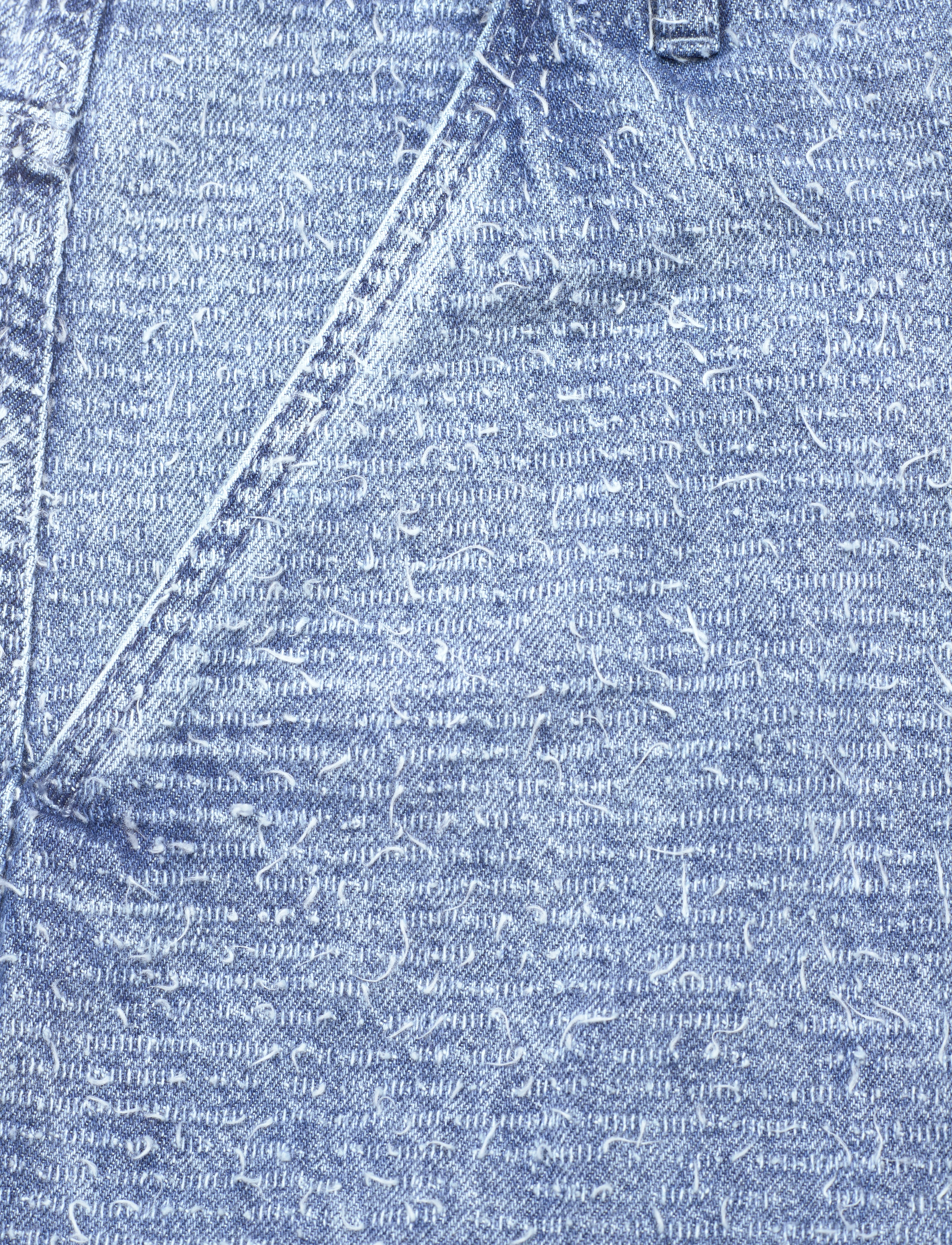 2NDDAY - 2ND Edition Franz TT - Structure De - hosen mit weitem bein - mid blue - 2