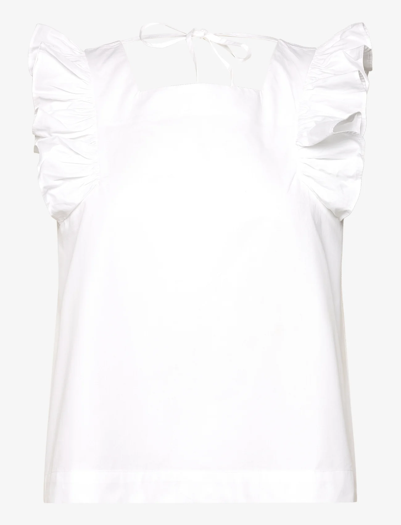 2NDDAY - 2ND Franca TT - Crispy Poplin - t-shirt & tops - bright white - 0