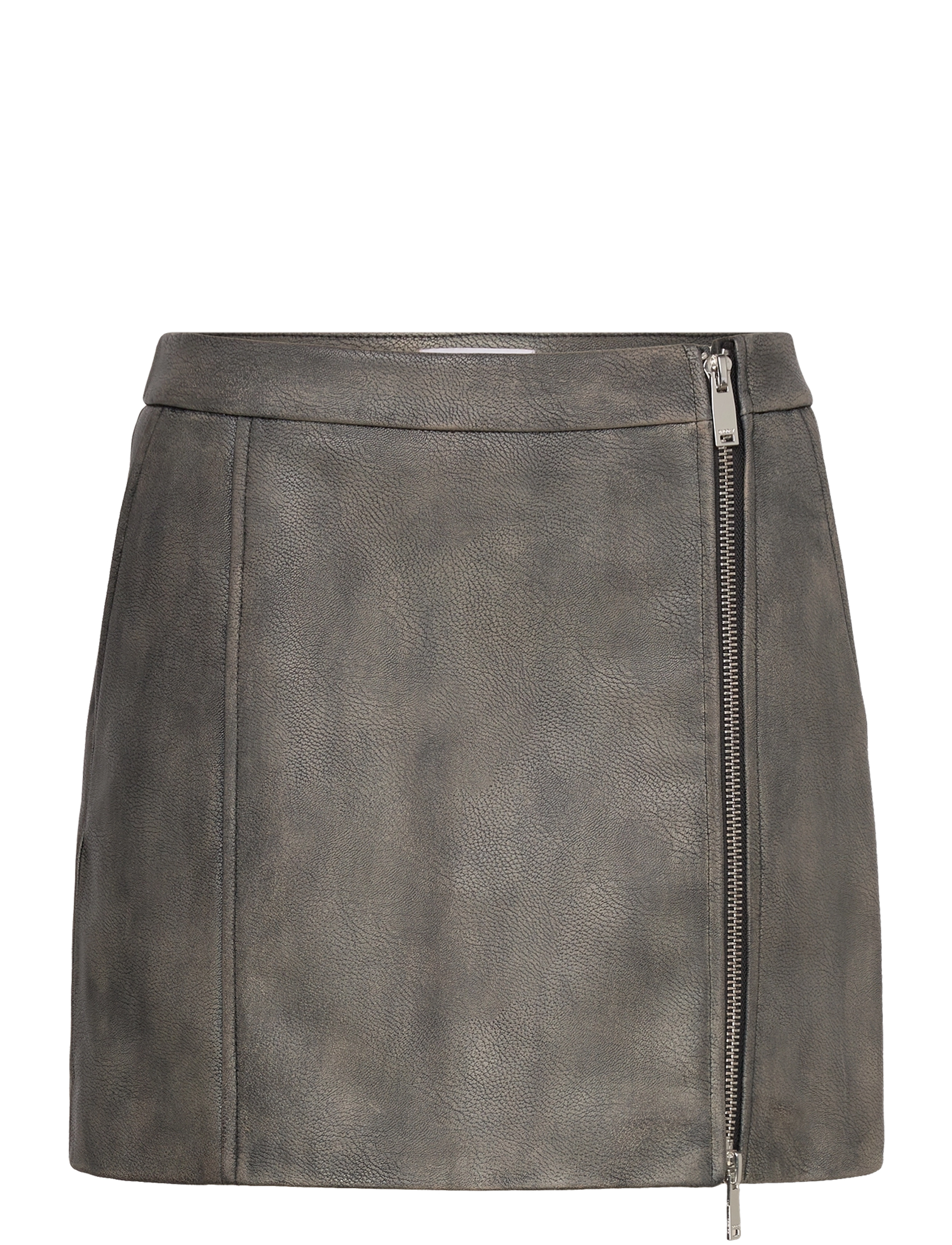 2NDDAY 2ND Edition Asher - Heavy Uneven PU - Nederdele - GREY-BLACK / grey
