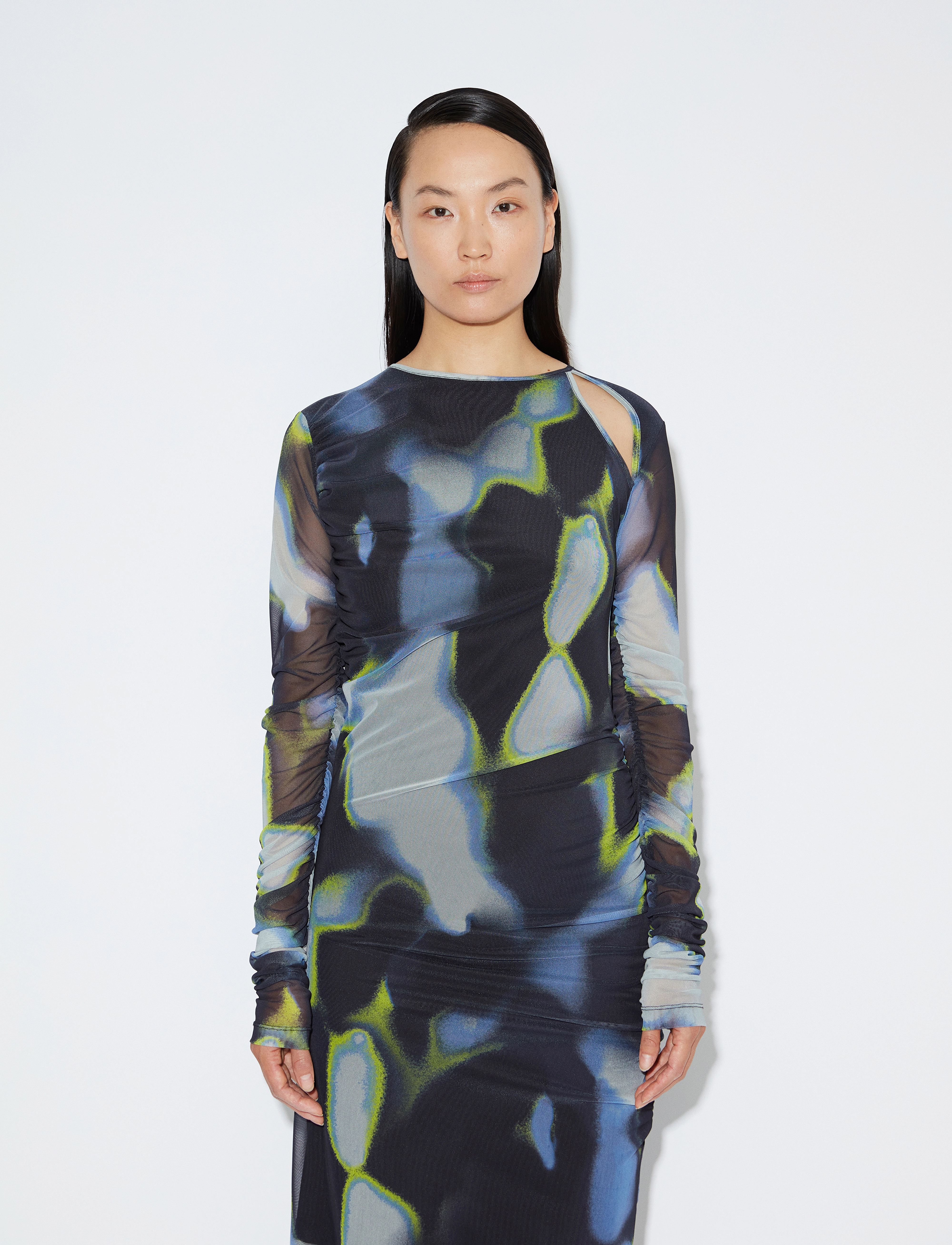 2NDDAY - 2ND Josie TT - Stretch Mesh - midi kjoler - aura limelight - 5