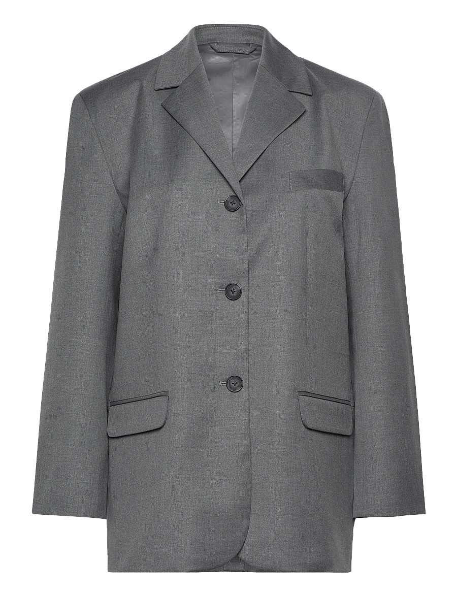 2NDDAY - 2ND Harry - Classic Tailoring - blazers à fermeture droite - dark grey melange - 1