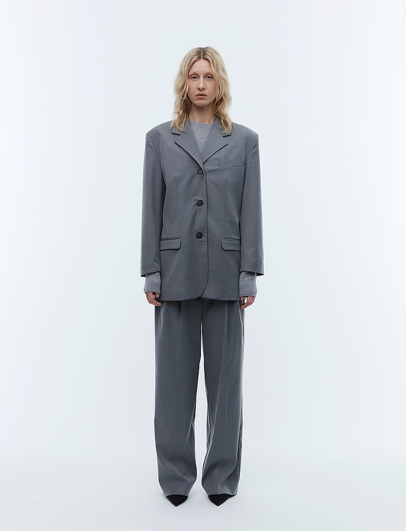 2NDDAY - 2ND Harry - Classic Tailoring - einreihige blazer - dark grey melange - 0