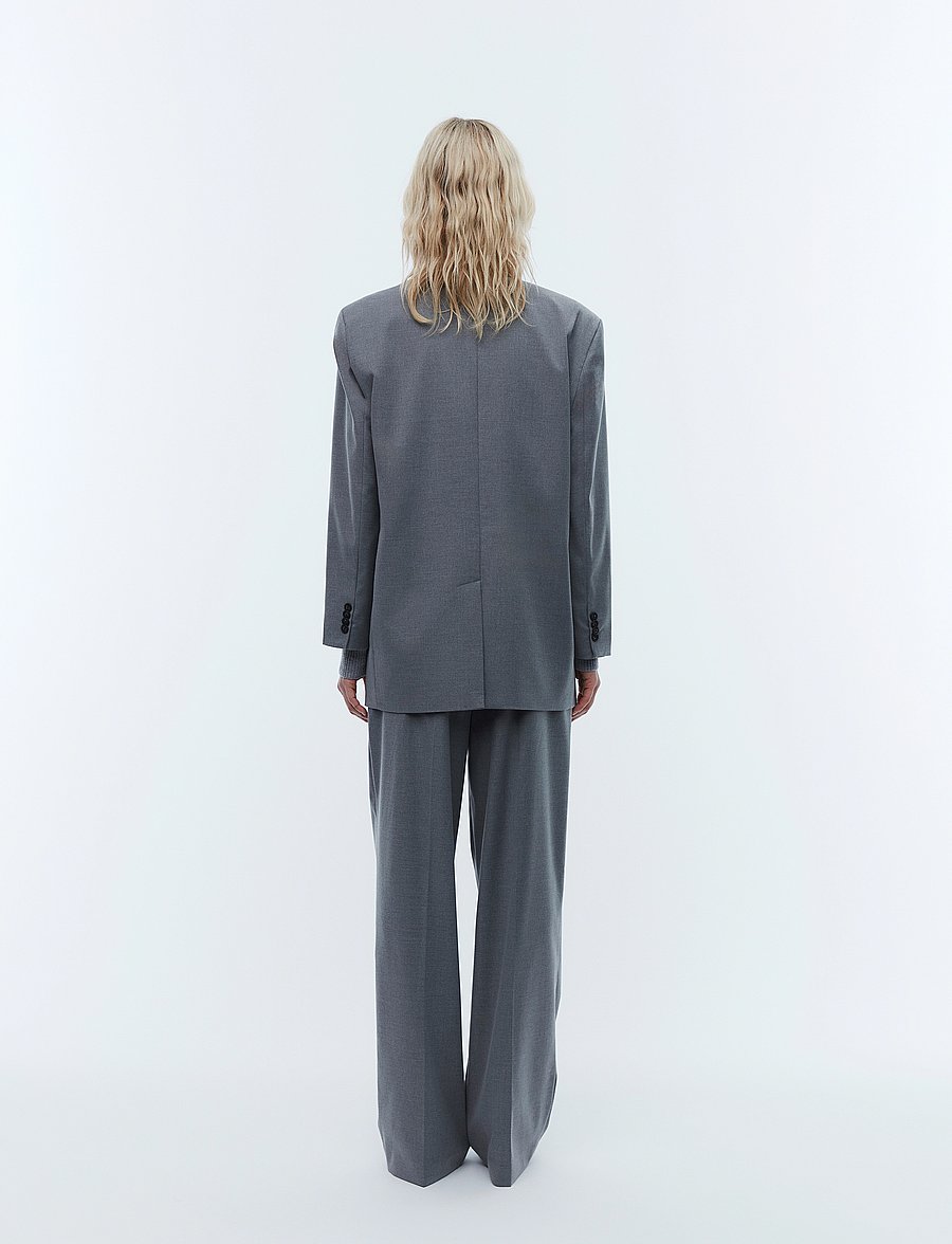 2NDDAY - 2ND Harry - Classic Tailoring - blazers à fermeture droite - dark grey melange - 4