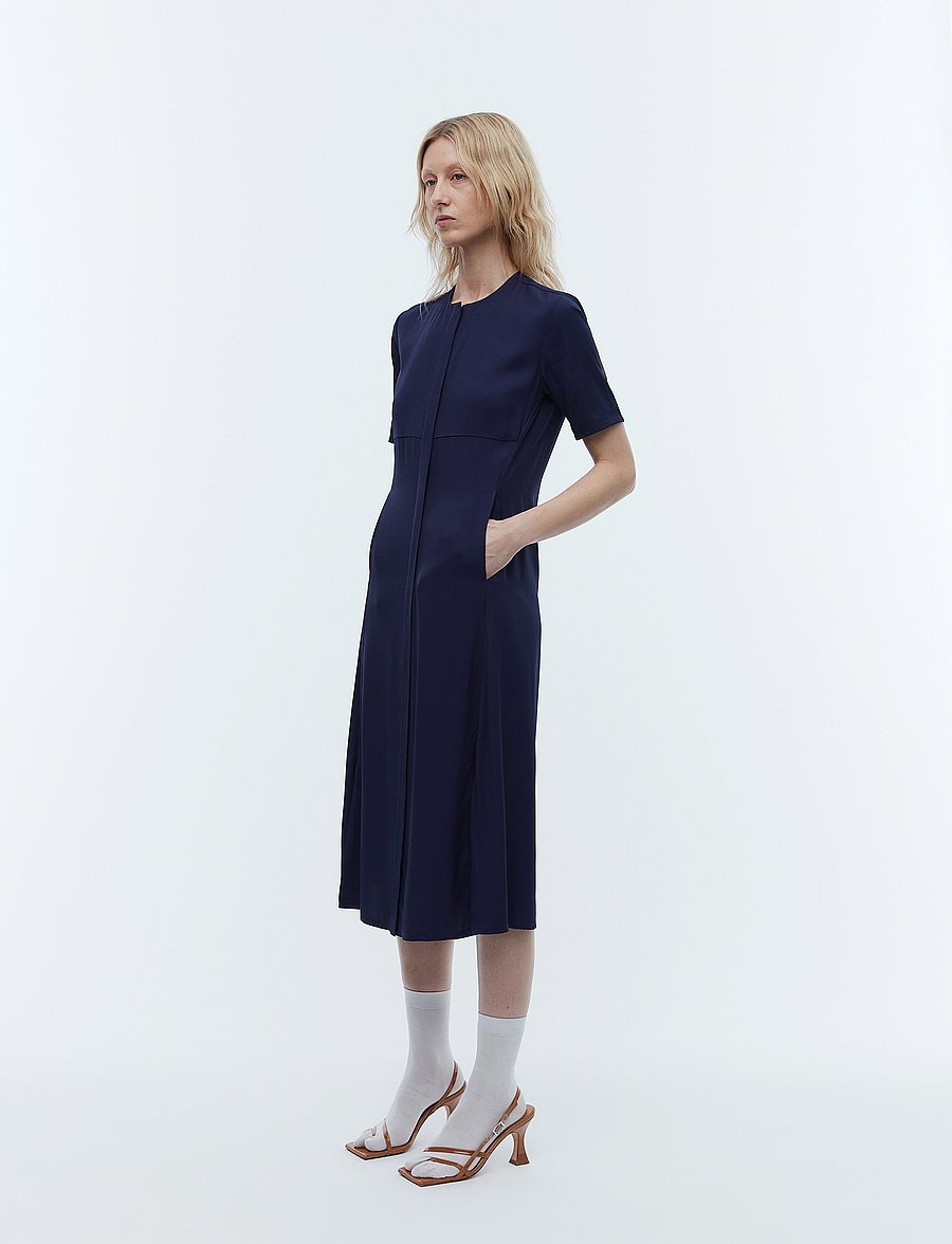 2NDDAY - 2ND Ami - Fluid Twill - kokteilikleidid - evening blue - 3