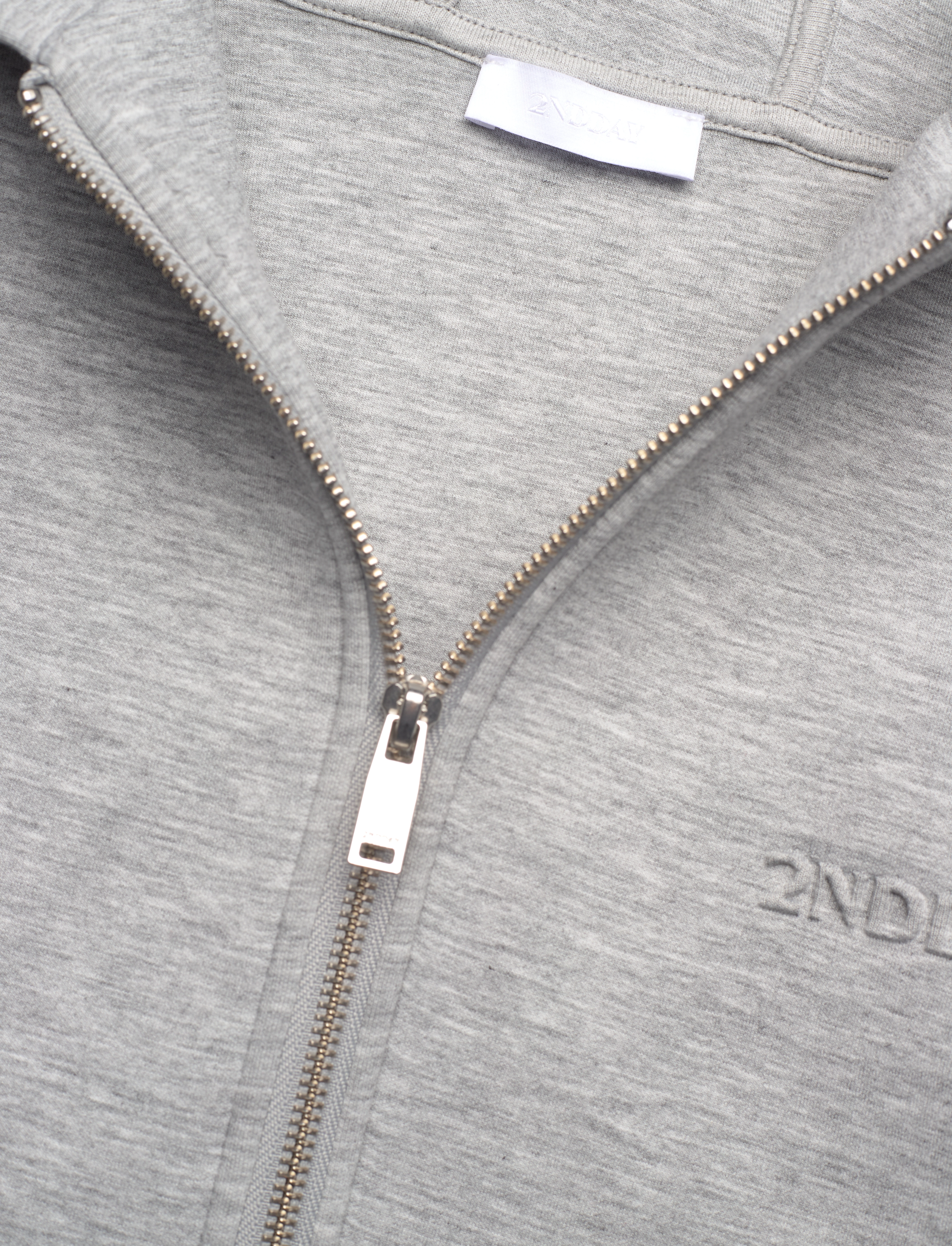2NDDAY - 2ND Vince - Heavy Neoprene - light grey melange - 3