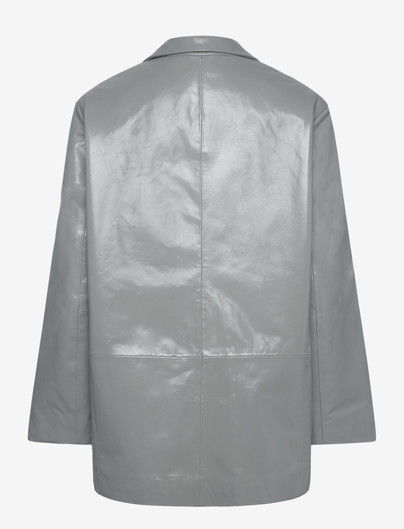 2NDDAY - 2ND Harriet - Leather Shine - blazers met één knopenrij - drizzle - 2