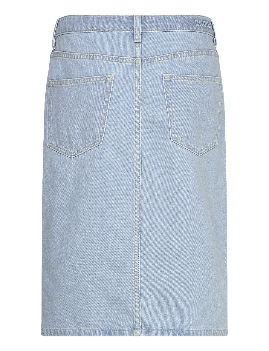 2NDDAY - 2ND Mica TT - Classic Denim - jupes en jeans - bright blue - 1