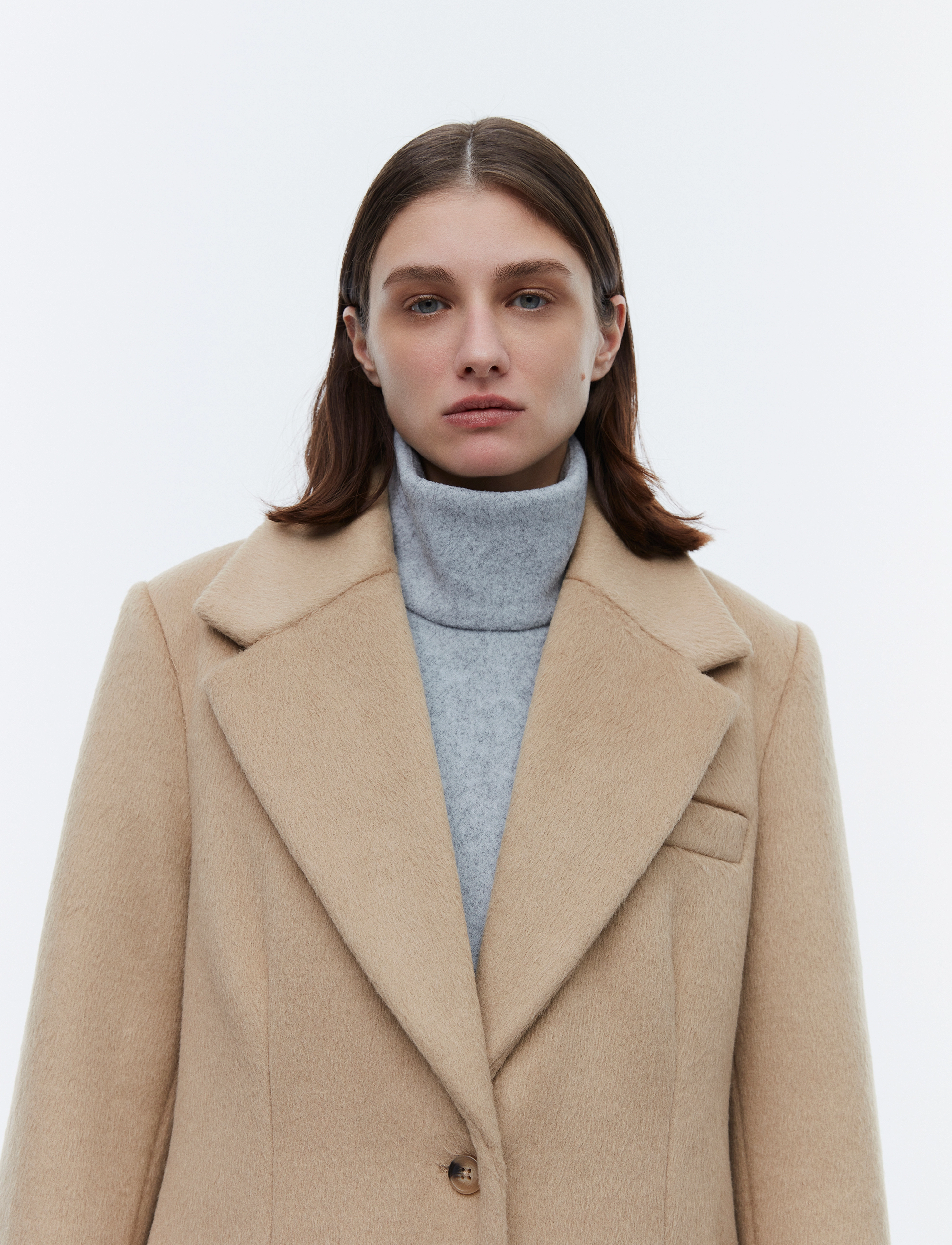 2NDDAY - 2ND Miguel - Brushed Wool - ulkovaatteet - tannin - 5