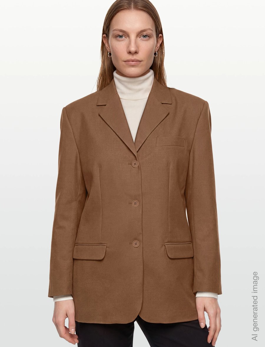 2NDDAY - 2ND Harry - Tailoring - single breasted blazers - tannin - 3
