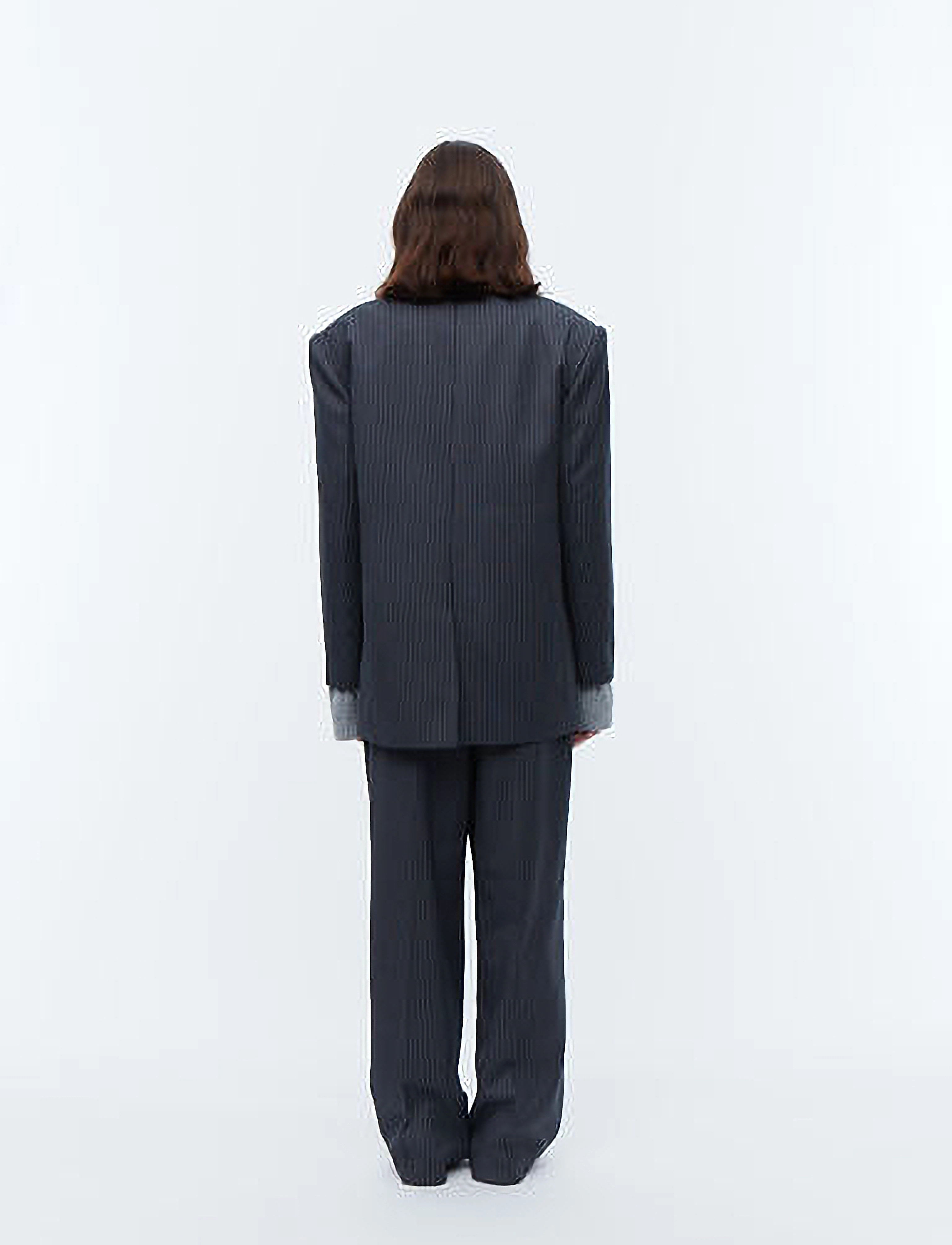 2NDDAY - 2ND Harry - Pinstripes - oversize blazers - dark grey melange - 4