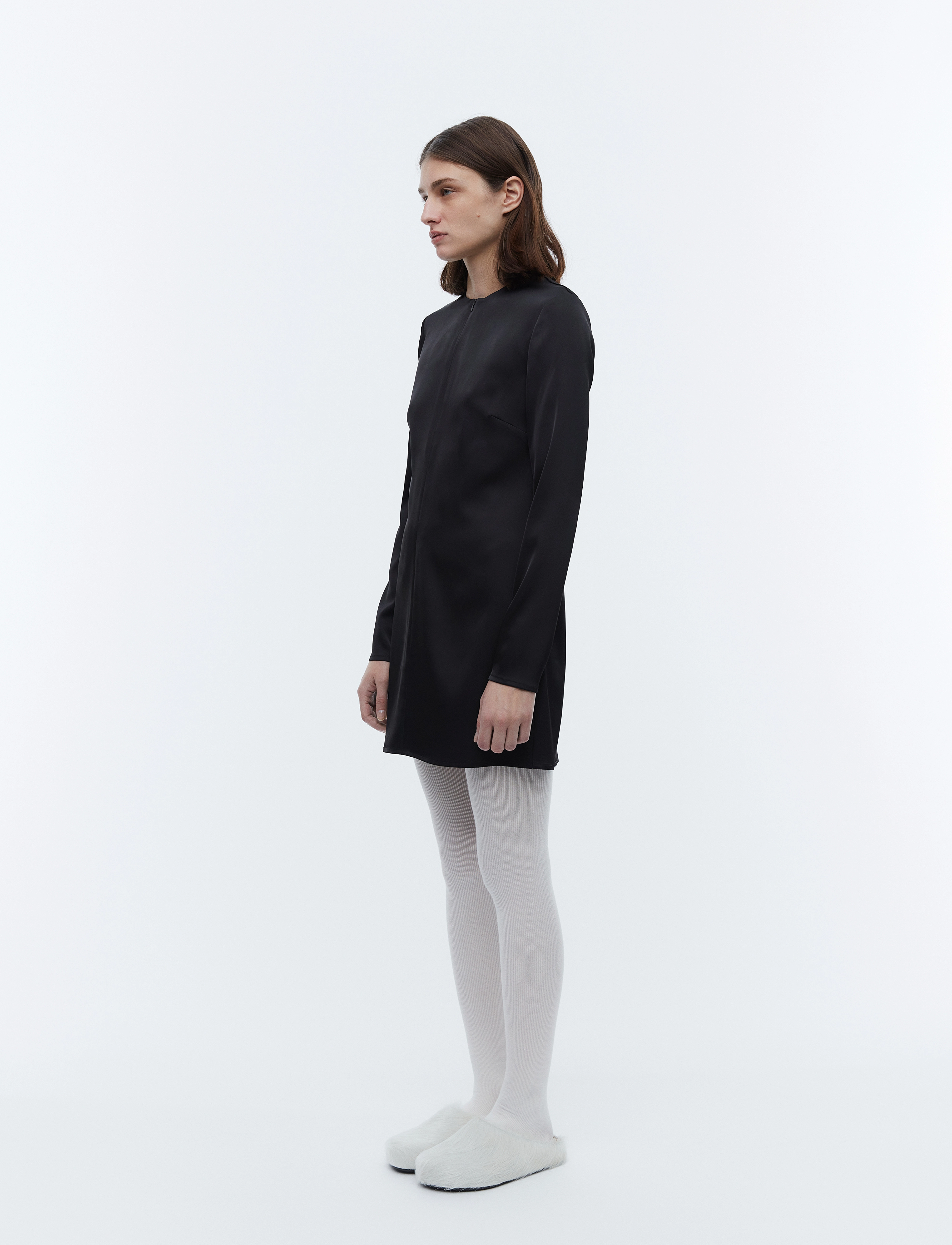 2NDDAY - 2ND Sonya - Heavy Satin - korte kjoler - meteorite (black) - 3
