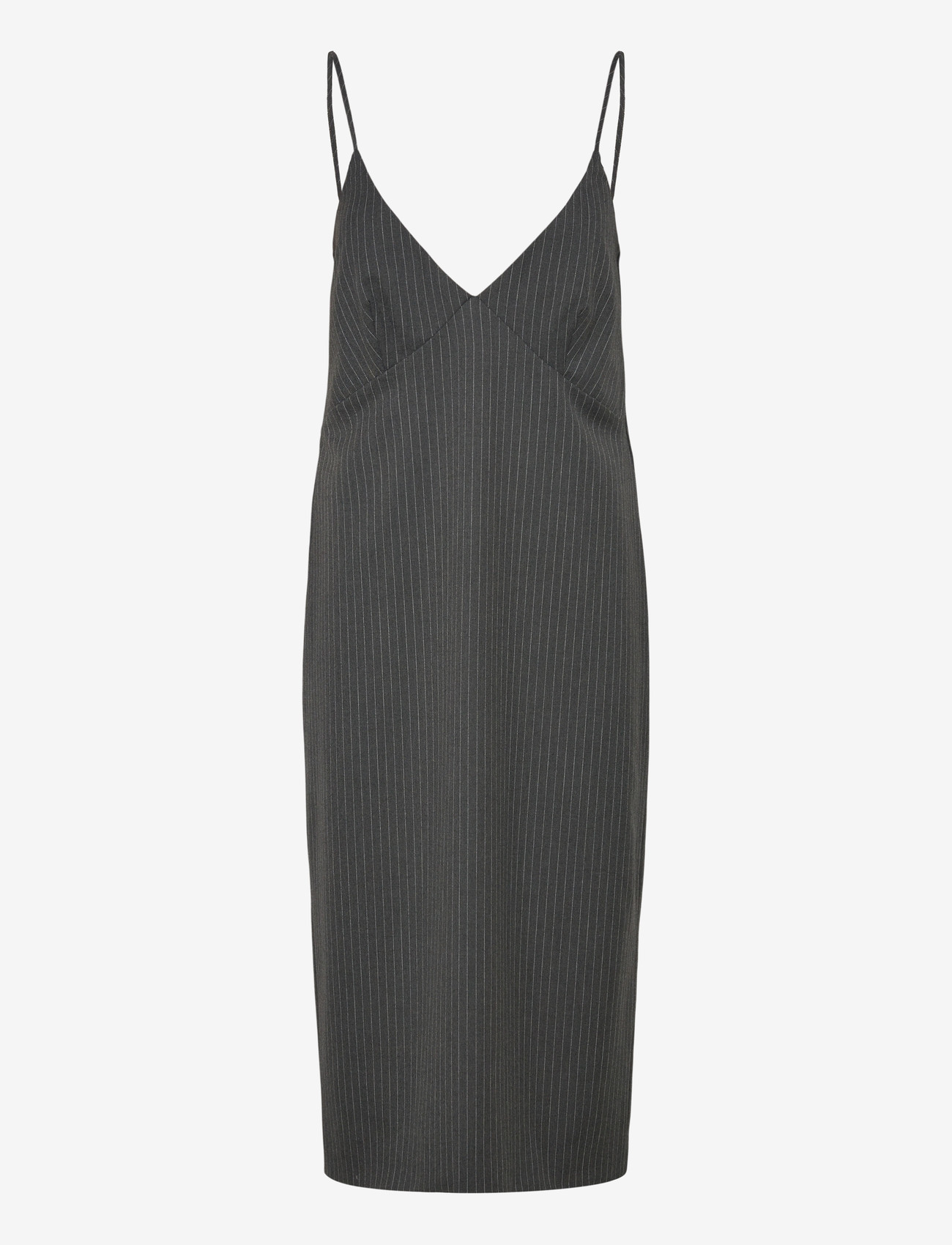 2NDDAY - 2ND Medellin - Pinstripes - Õlapaeltega kleidid - 420128 dark grey melange - 0