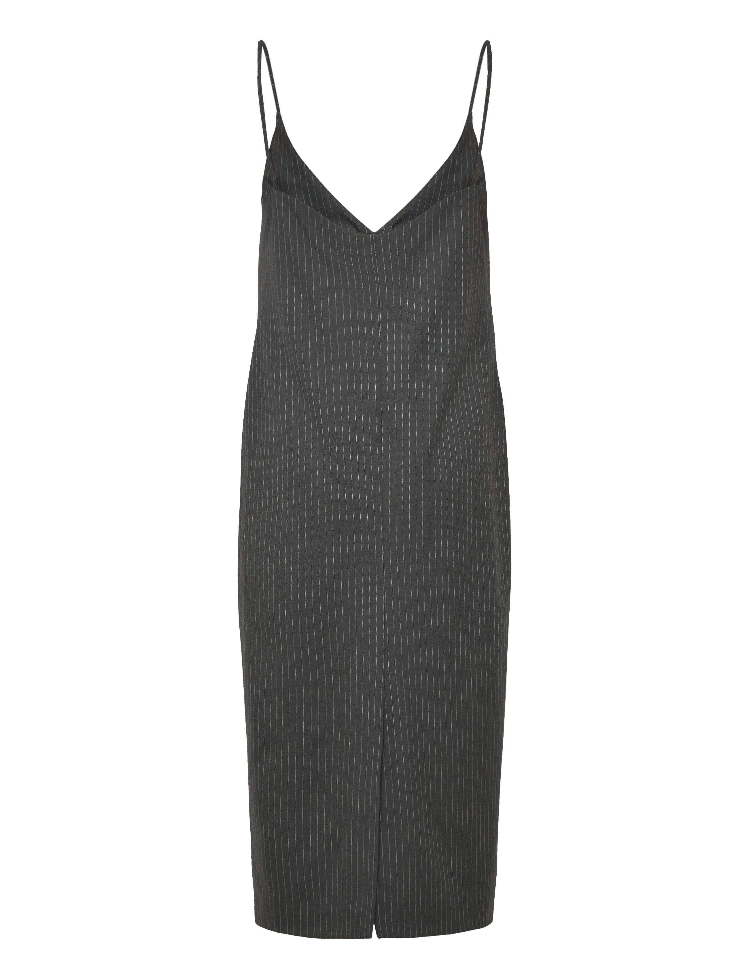 2NDDAY - 2ND Medellin - Pinstripes - sukienki na ramiączkach - 420128 dark grey melange - 1