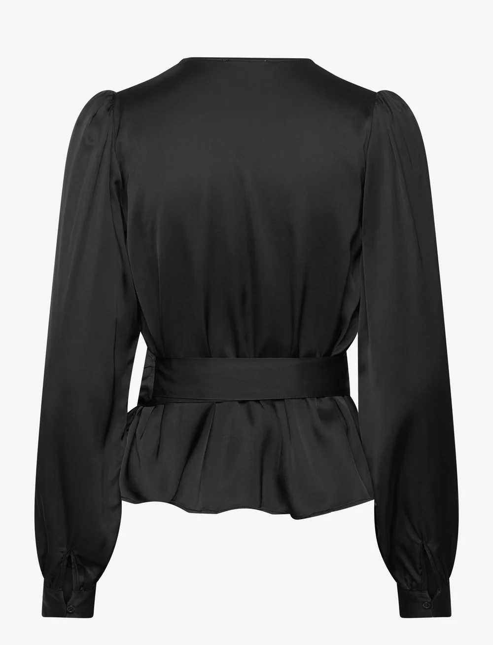 2NDDAY - 2ND Harlow - Fluid Satin - långärmade blusar - meteorite (black) - 1