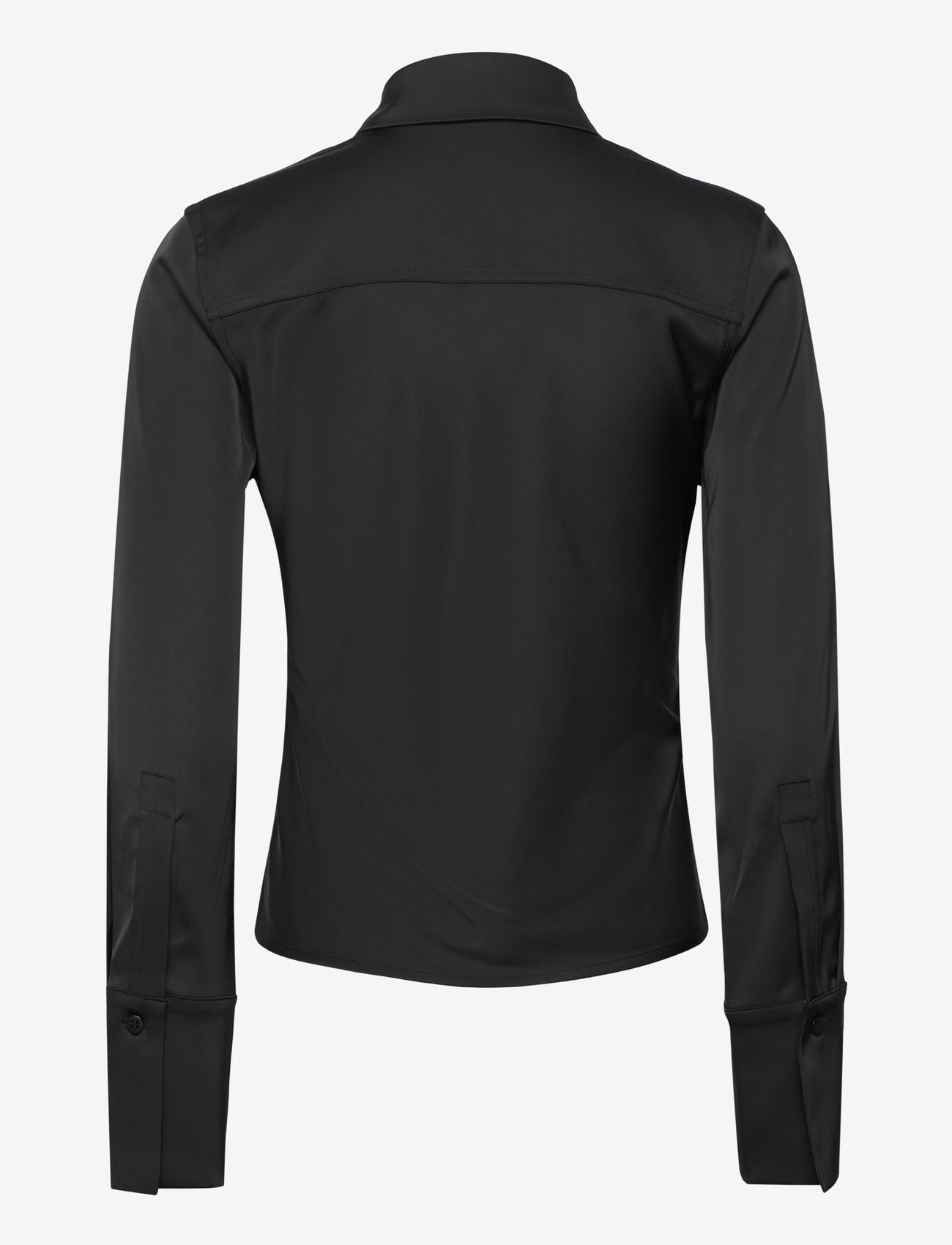 2NDDAY - 2ND Maria - Heavy Satin - langärmlige hemden - meteorite (black) - 1